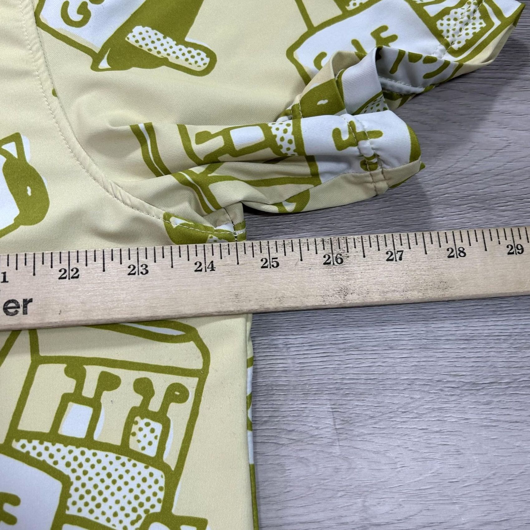 Vintage Sosik Polo Shirt Mens 2XL Yellow Golf All Over Print Performance Stretch Shirt Size US XXL / EU 58 / 5 - 7 Thumbnail