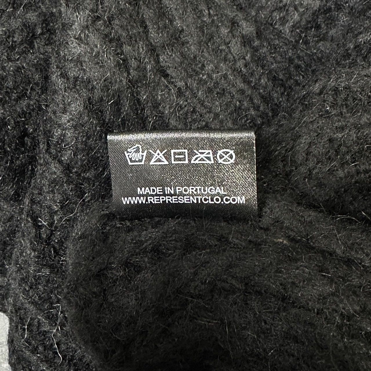 Represent Clo. Represent Heavy Rib Sweater - Black Size US L / EU 52-54 / 3 - 6 Thumbnail