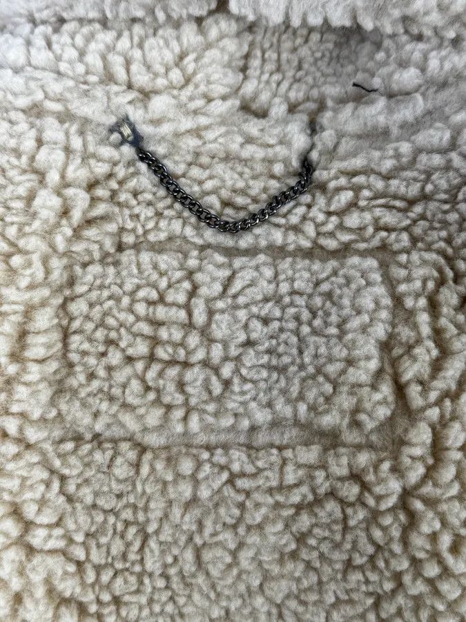 Maison Margiela 2000s Maison Margiela H&M Shearling Beige Reversible Long Jacket Size US M / EU 48-50 / 2 - 13 Thumbnail