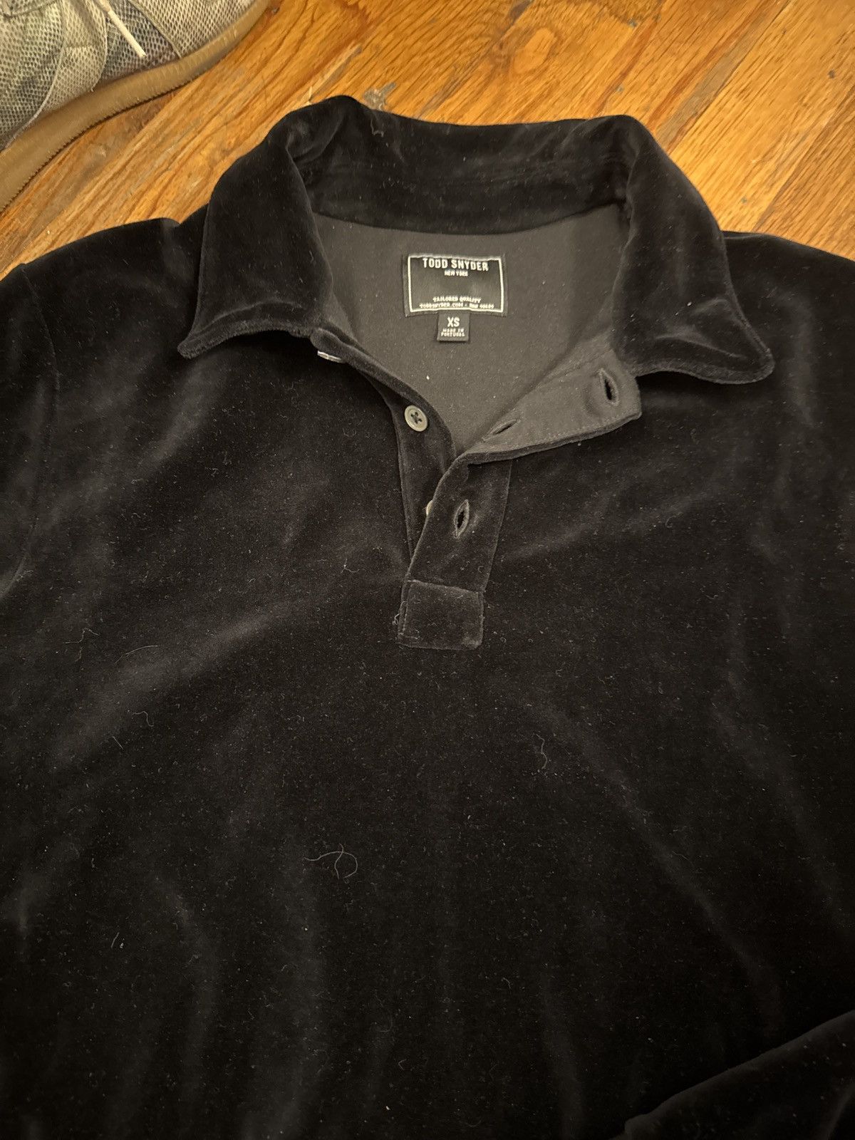 Todd Snyder Velour 3 button sweatshirt/sweater by todd snyder Size US XS / EU 42 / 0 - 6 Thumbnail