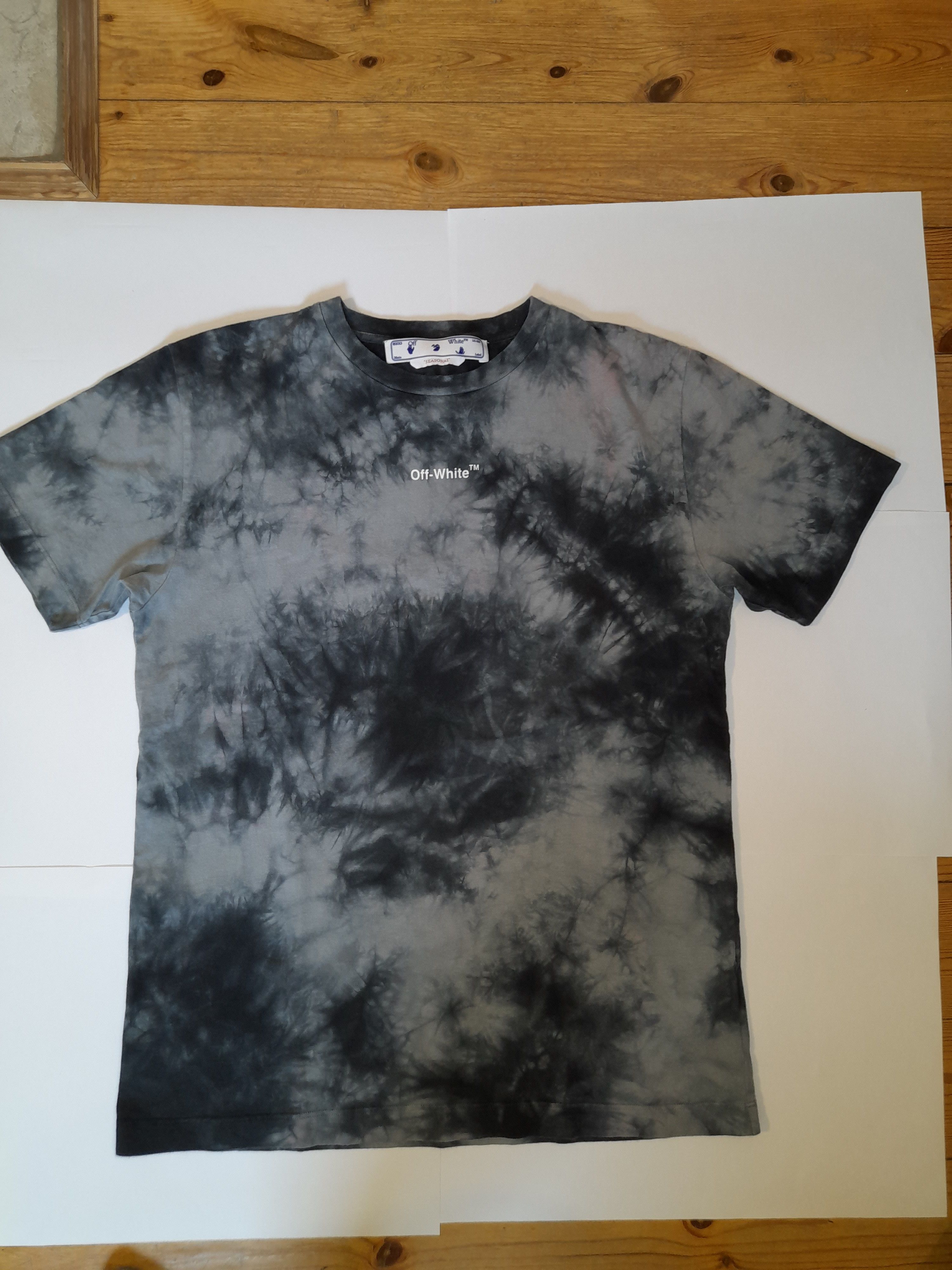 Off-White Off-White tie dye print t-shirt Size US M / EU 48-50 / 2 - 1 Thumbnail