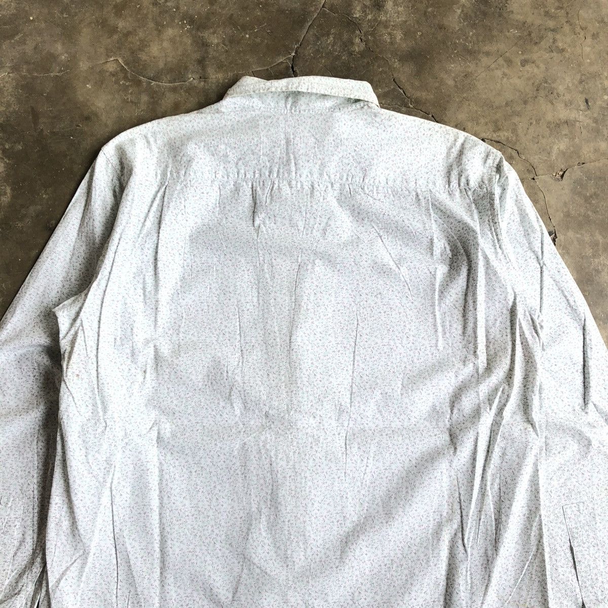 Issey Miyake 2000s Comme Ca Ism Motif Zipper Jacket White Designer Size US L / EU 52-54 / 3 - 11 Thumbnail