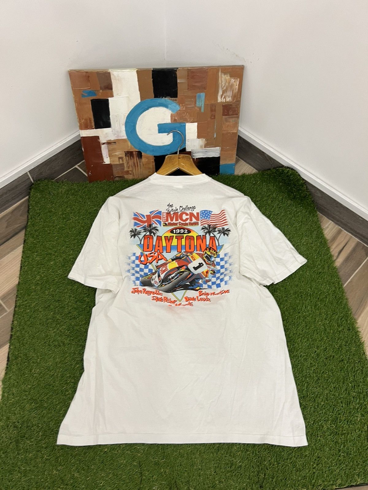 Harley Davidson × Vintage Daytona Beach Bike Week Motorcycle T-Shirt Size US XL / EU 56 / 4 - 10 Thumbnail