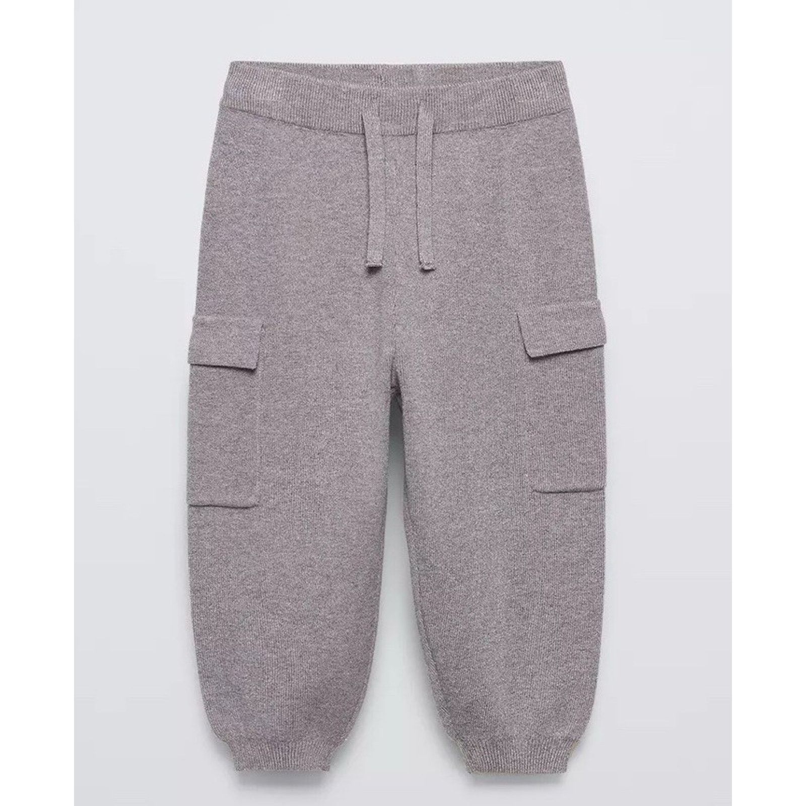 Zara Zara Knitted Kid Pants Cropped Cotton Jogger Size XS A003177 Size 30" / US 8 / IT 44 - 1 Thumbnail