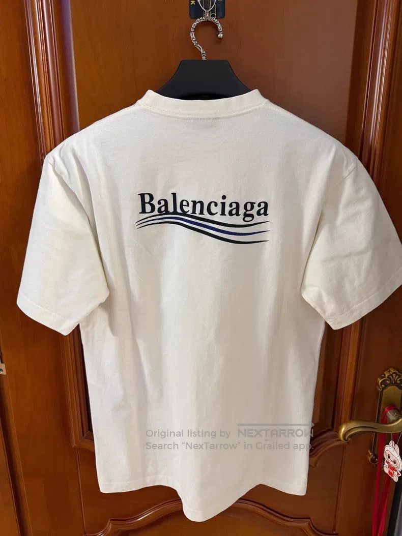 Balenciaga Balenciaga Off-white Coca-Cola embroidered logo short-slee Size US XXS / EU 40 - 2 Thumbnail