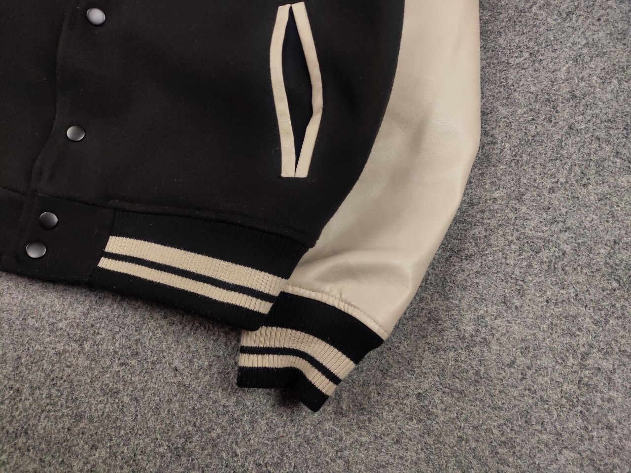 Japanese Brand Vintage Paranoid Society Letterman Varsity Bomber Jacket Size US S / EU 44-46 / 1 - 5 Thumbnail