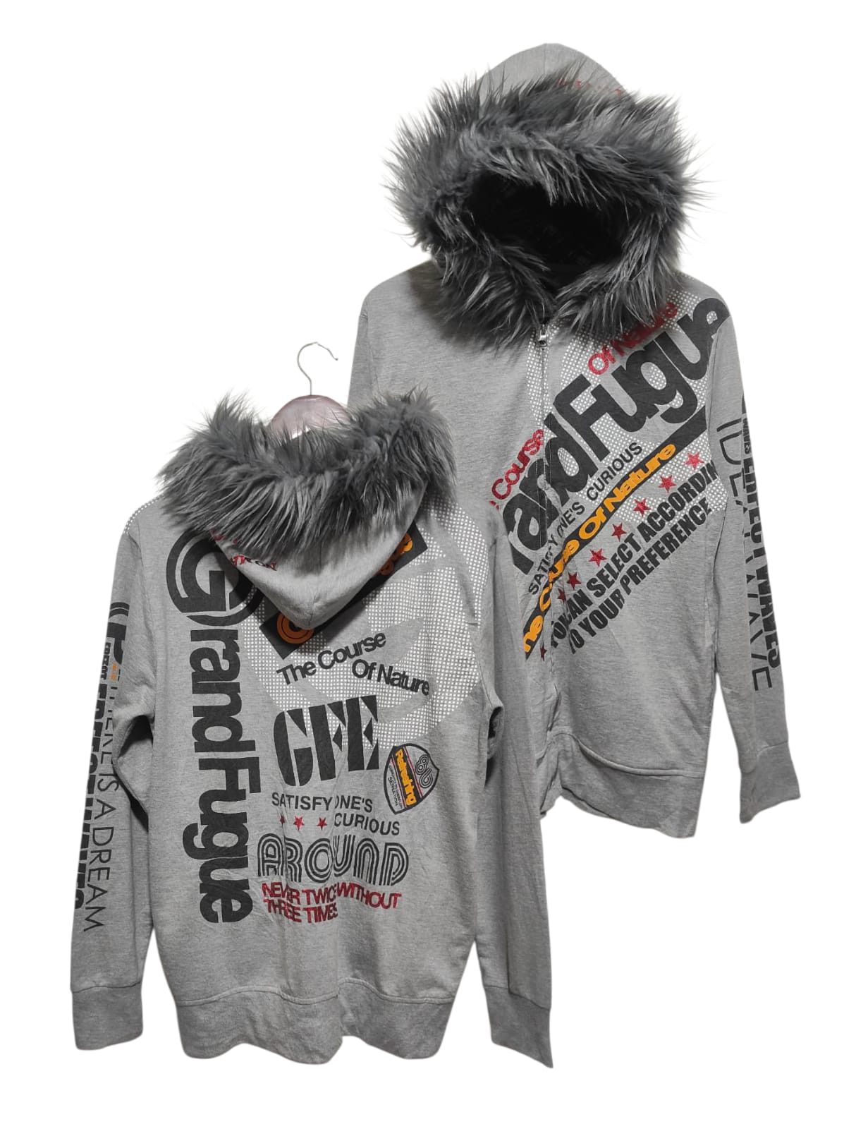 Japanese Brand Dope.H zipper fur hoodie LGB style Size US M / EU 48-50 / 2 - 2 Thumbnail