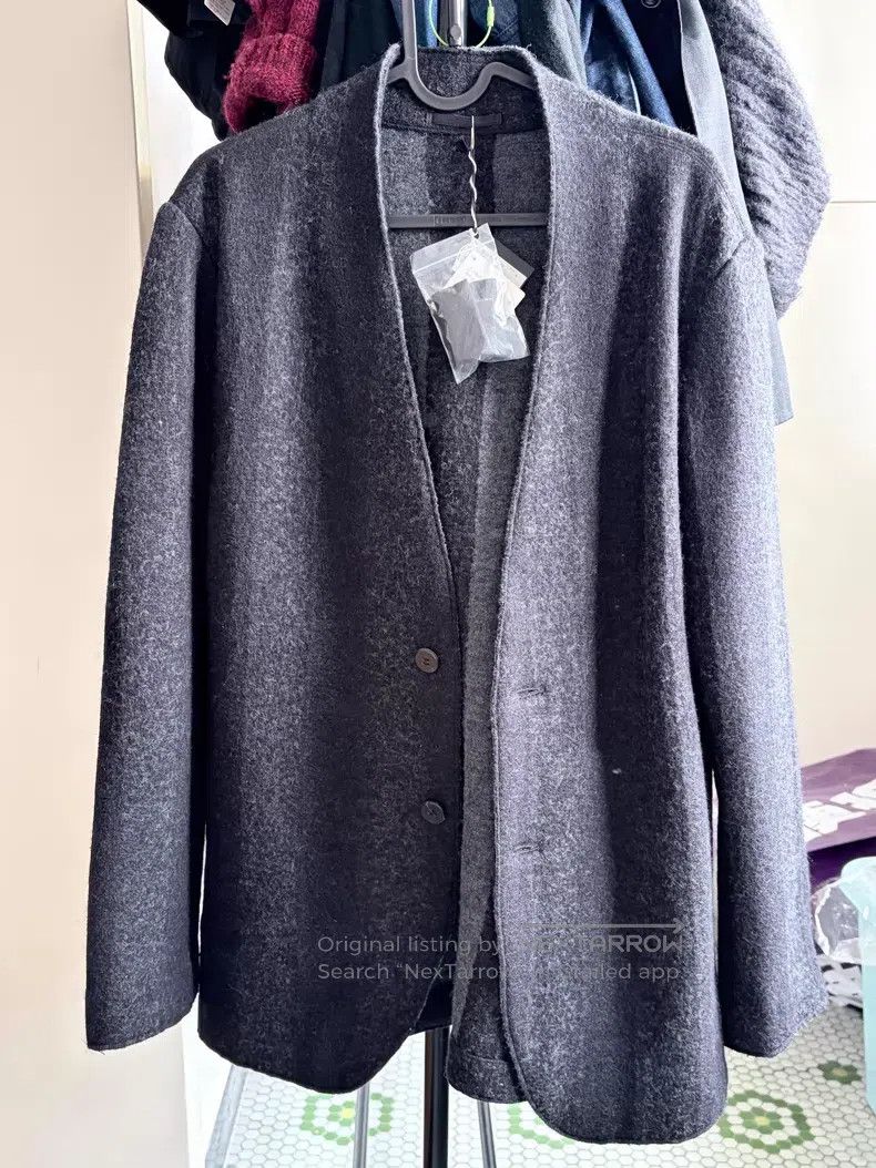 Issey Miyake Issey Miyake Grey Coat Size S / US 4 / IT 40 - 1 Thumbnail
