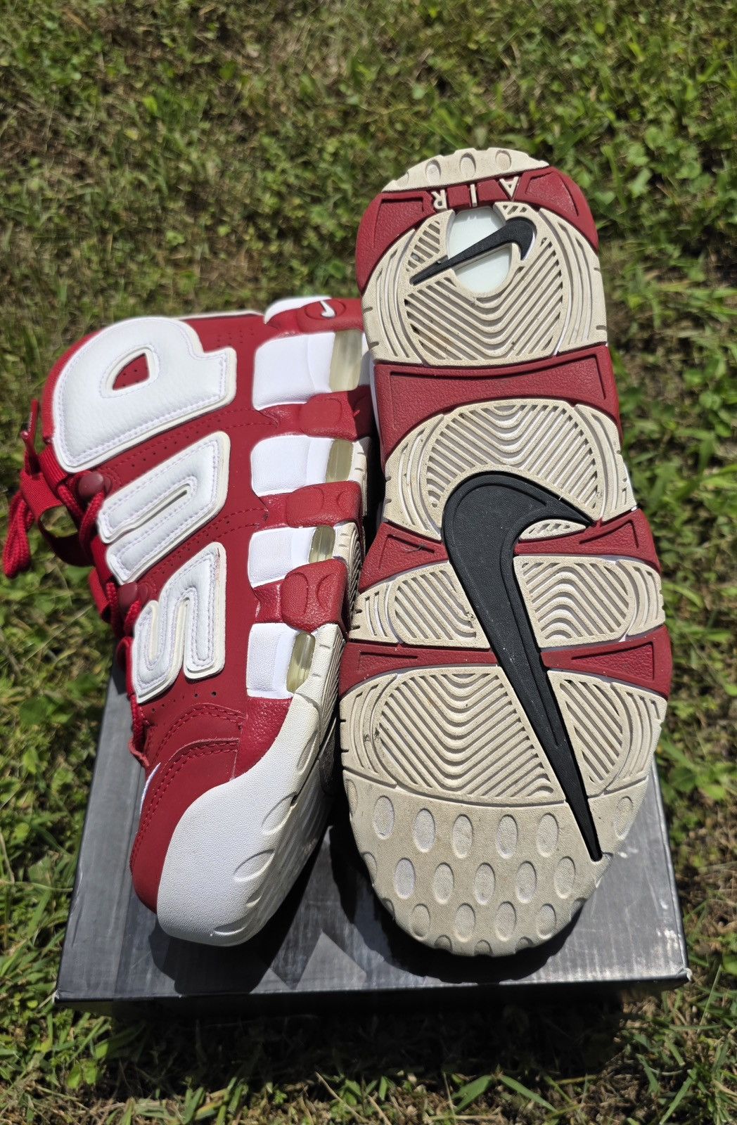Nike × Supreme ✅Supreme Uptempo Varsity Red 8M Size US 8 / EU 41 - 9 Thumbnail