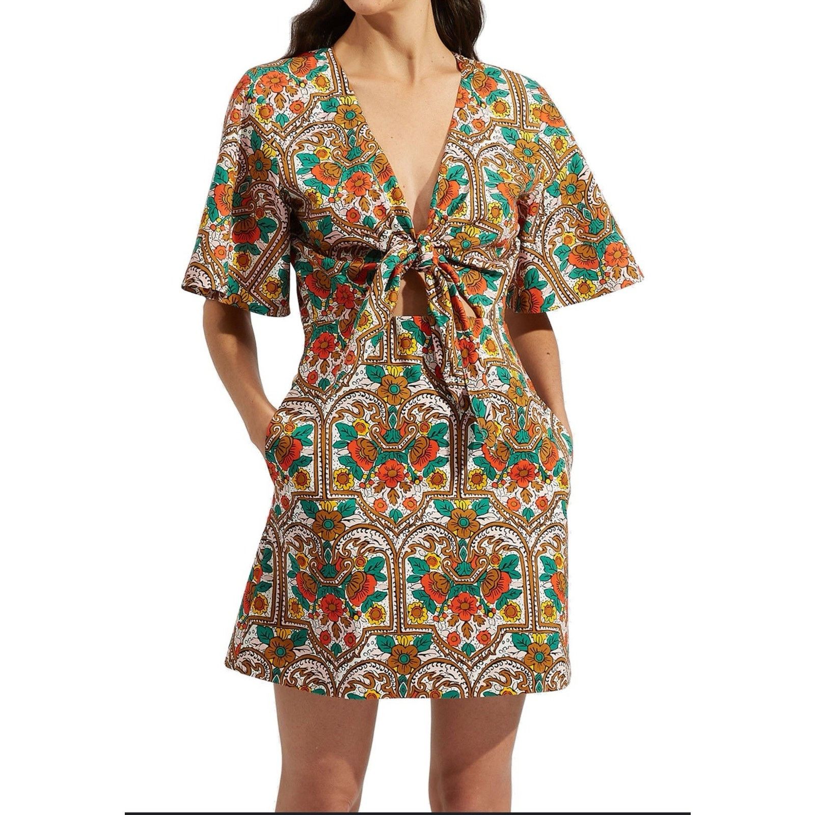 La DoubleJ La DoubleJ Women's Peek-a-Boo Mini Dress Medium Made Italy Size M / US 6-8 / IT 42-44 - 7 Thumbnail