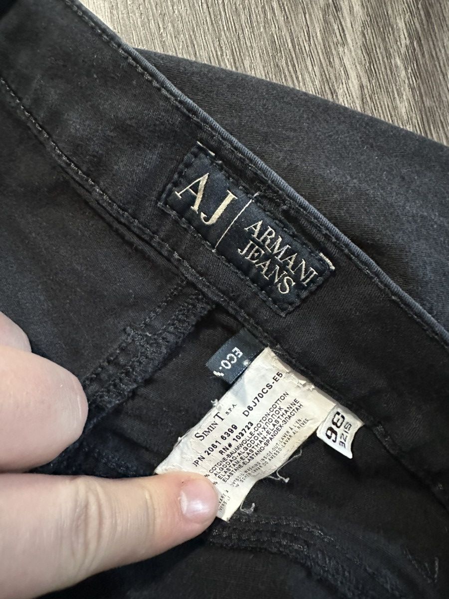Armani Armani metal logo wide baggy vintage jeans mens size 36 Size US 36 / EU 52 - 5 Thumbnail