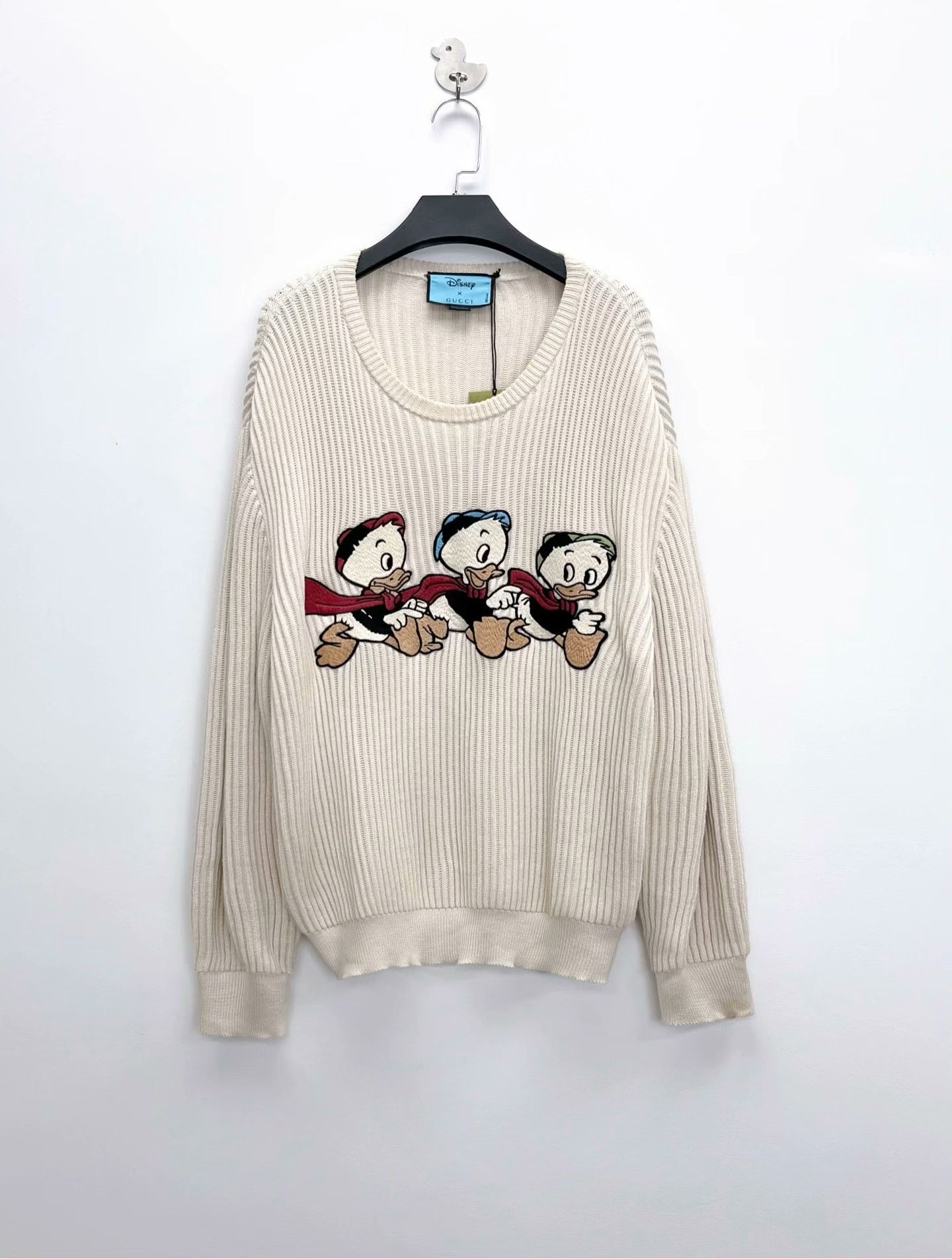 Gucci Gucci Collab White Sweater XXL Women Size XXL / US 16-18 / IT 52-54 - 1 Thumbnail