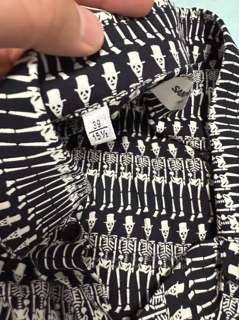 Other Saint Laurent SLP Skull Gentleman Shirt 39. Size US S / EU 44-46 / 1 - 3 Thumbnail