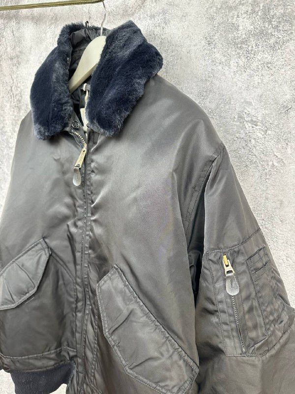 Alpha Industries Jacket Flyers USAF MA-1 Bomber Nylon Type CWU-45/P Fur Trim Size US M / EU 48-50 / 2 - 5 Thumbnail