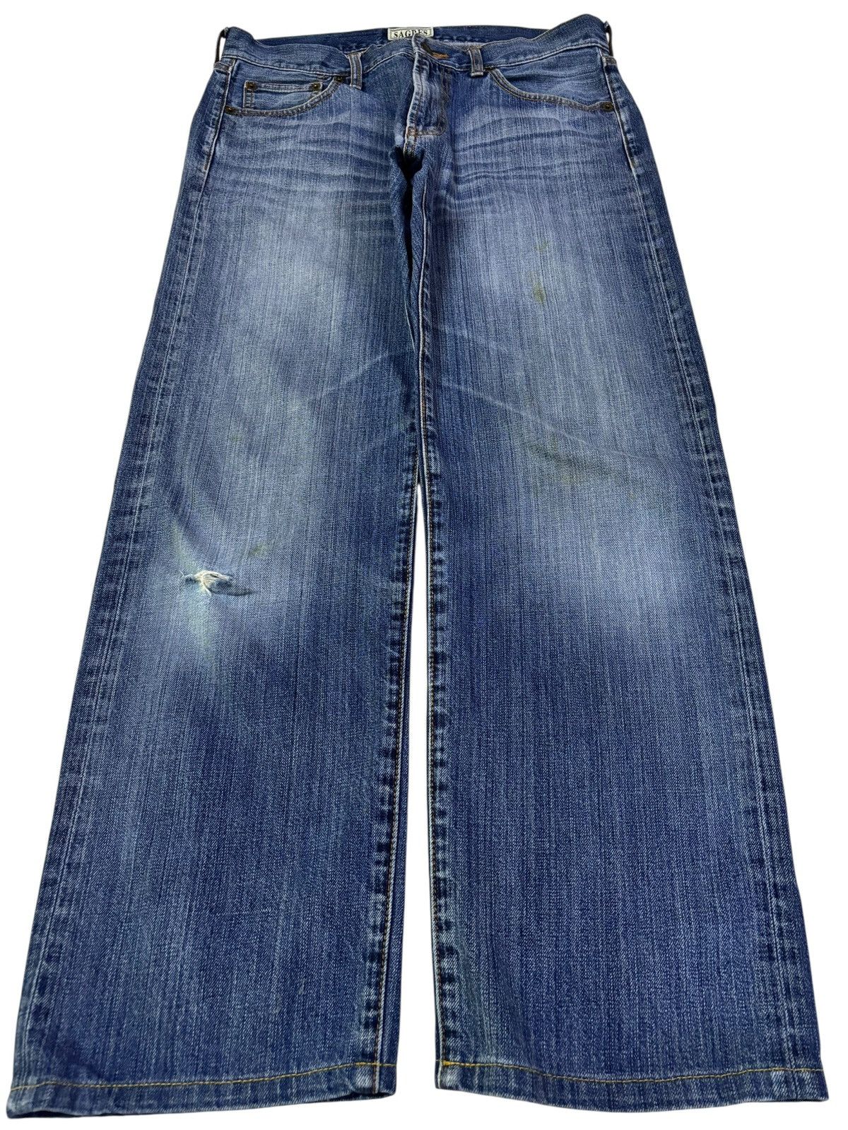 Japanese Brand Vtg Sagres Japan By Shimamura Jeans Size US 33 - 1 Thumbnail