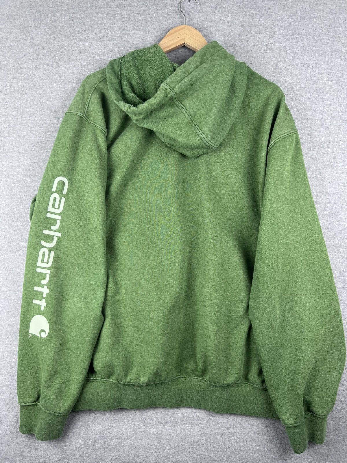 Carhartt Carhartt K288-GD4 LOGO SLEEVE HOODED SWEATSHIRT size XL Size US XL / EU 56 / 4 - 5 Thumbnail