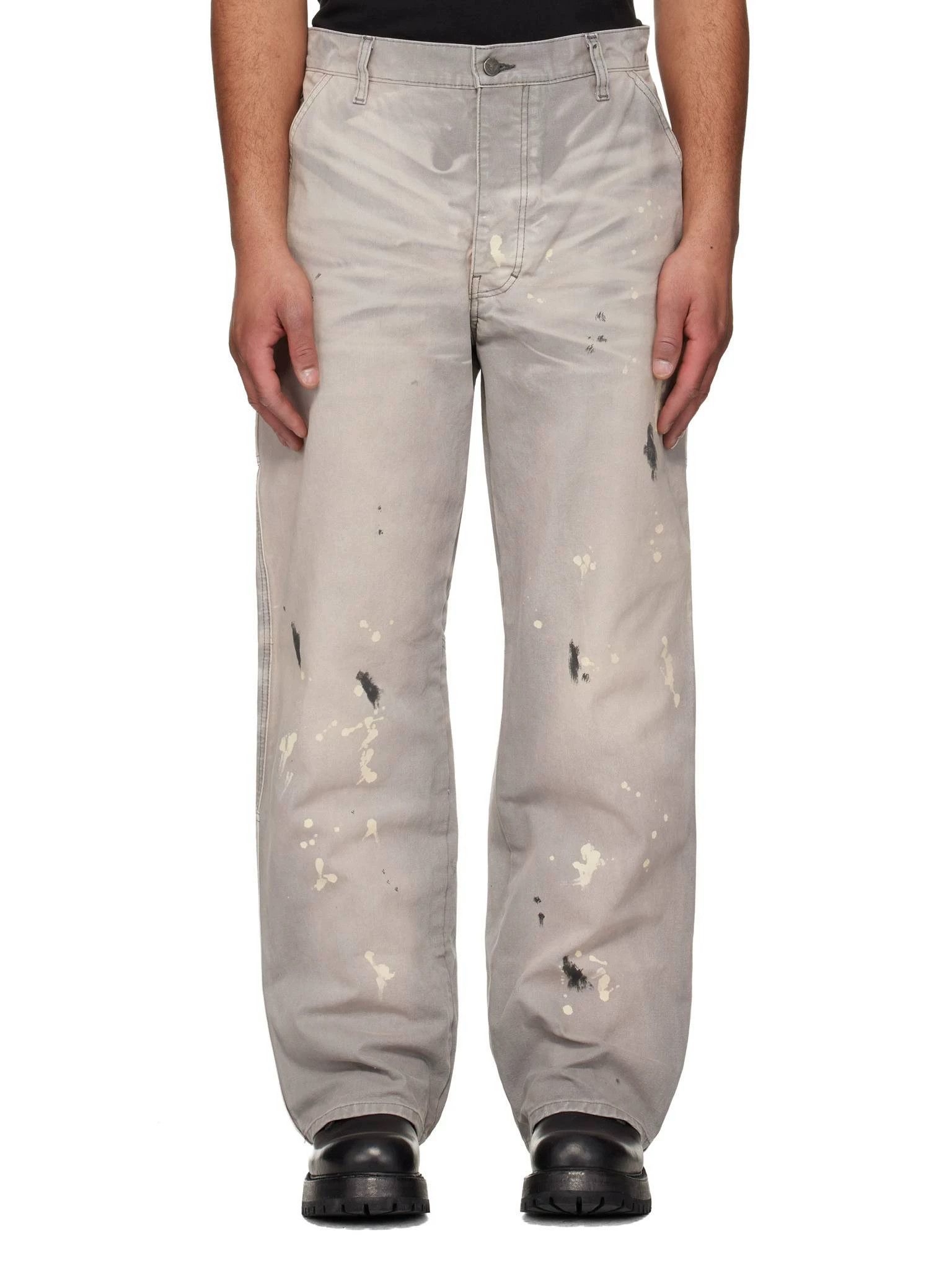ALEXANDER DIGENOVA AD Painter Pants SS26 Distressed Washed Ink - Splatter 30 Size US 30 / EU 46 - 7 Thumbnail