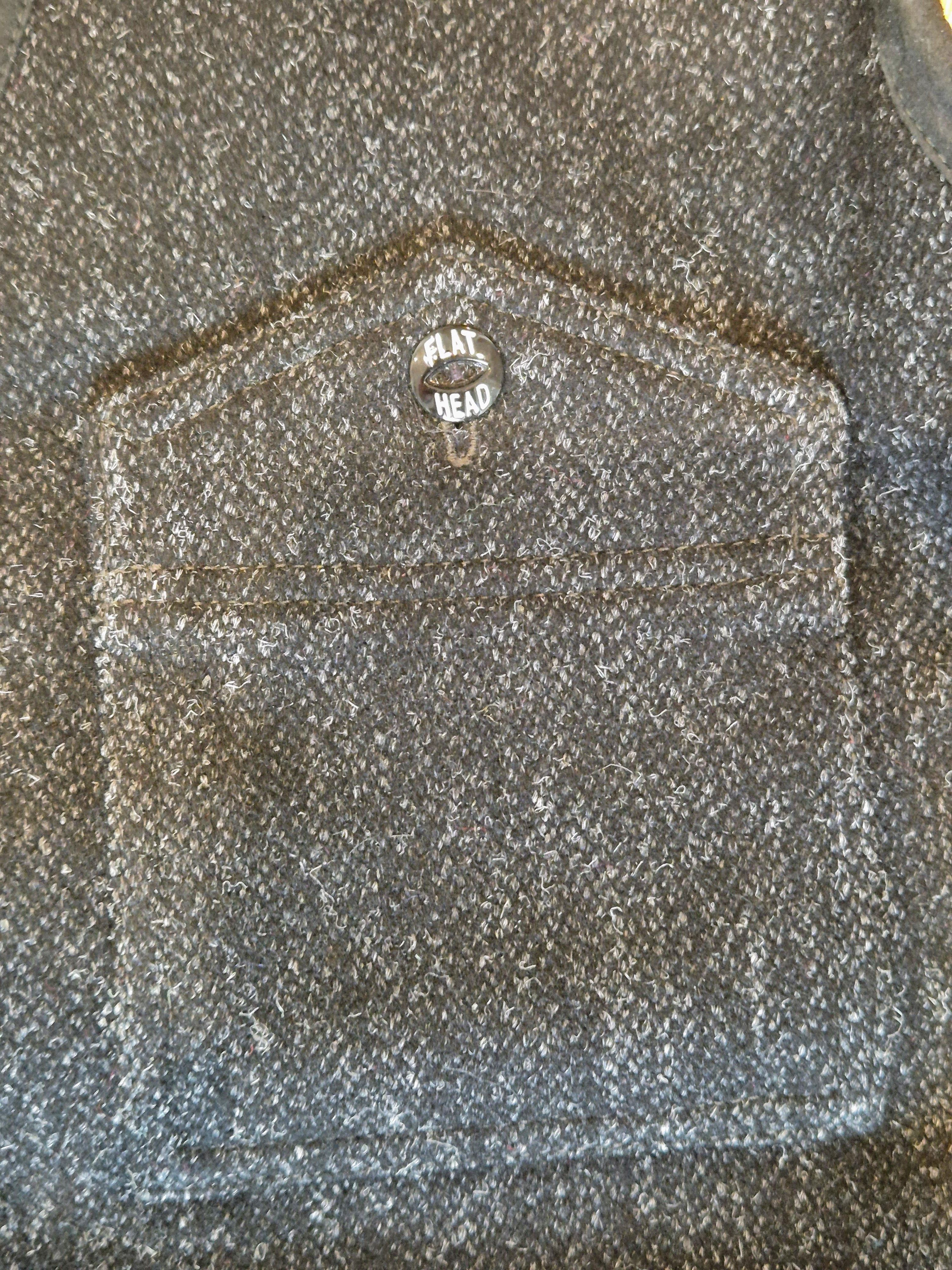 The Flat Head The Flat Head black felt vest Size 54R - 4 Thumbnail
