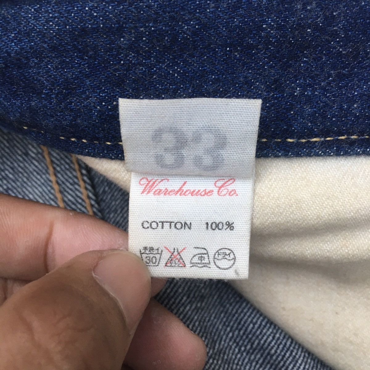 Vintage × Warehouse × Warehouse & Co. Vintage Warehouse & Co 70’s Half Selvedge Jeans Size US 33 - 8 Thumbnail