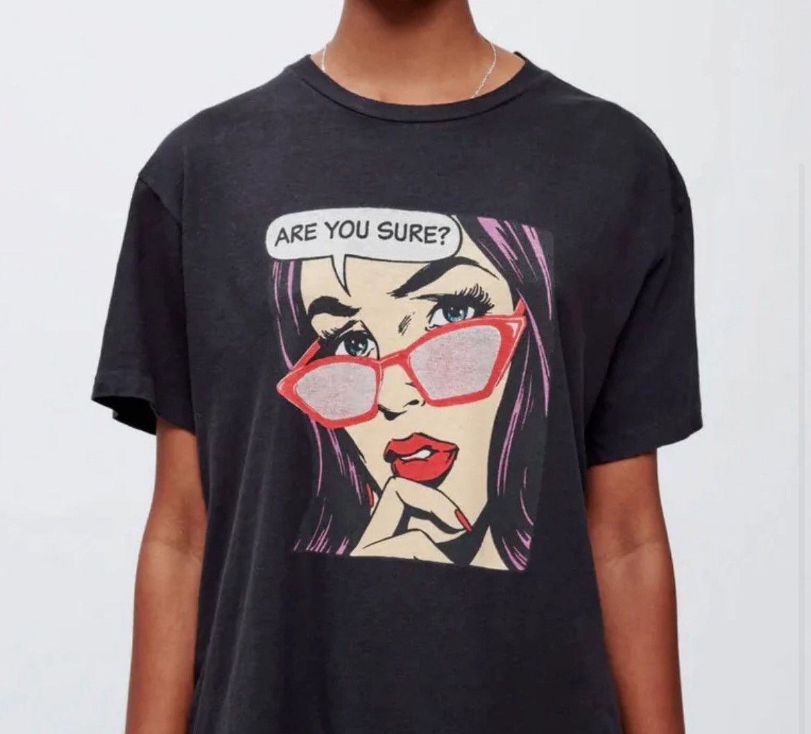 RE/DONE RE/DONE 90s Easy "Are You Sure" Tee Size M / US 6-8 / IT 42-44 - 1 Thumbnail