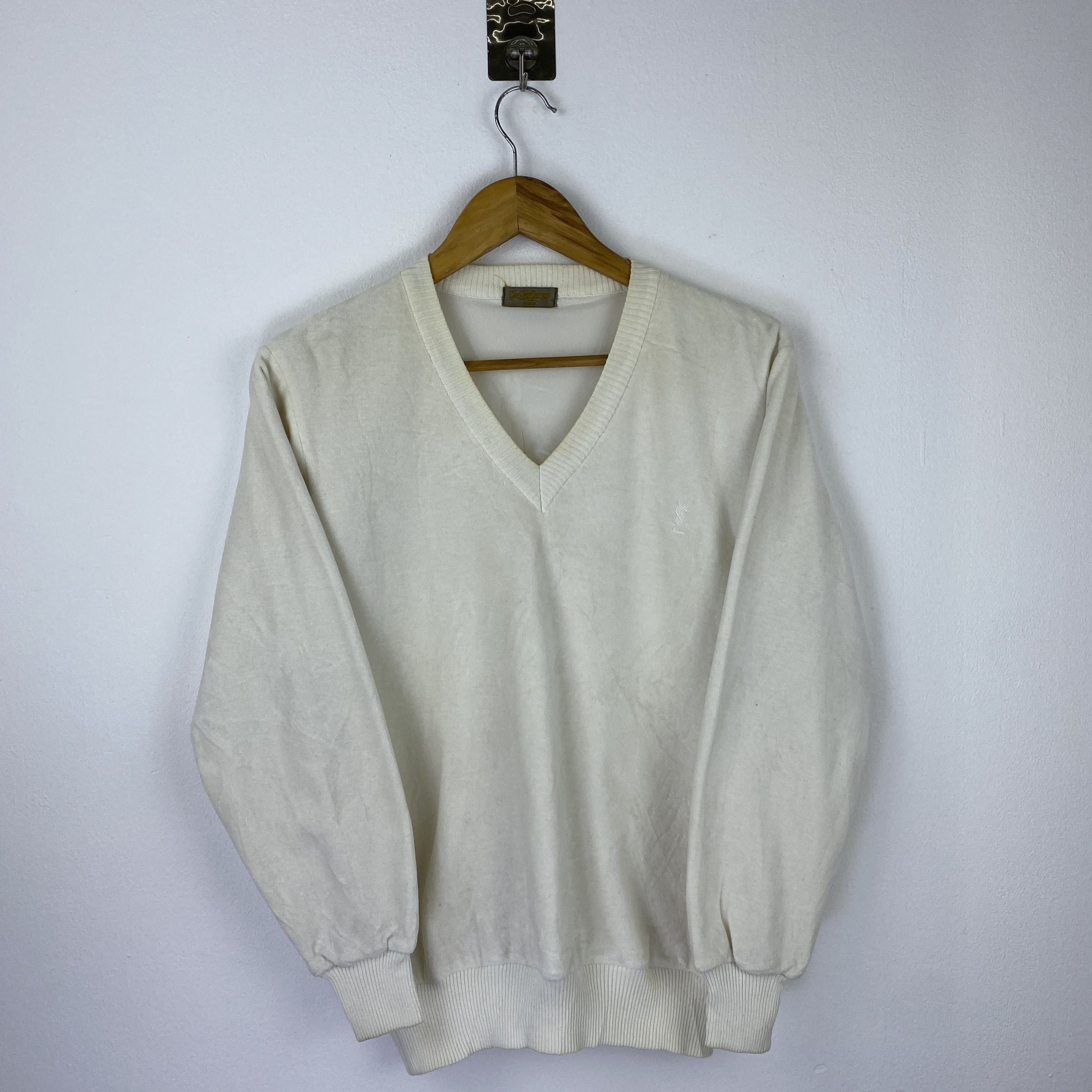 Yves Saint Laurent Yves Saint Laurent Paris Pullover Sweatshirt SH0527 Size US M / EU 48-50 / 2 - 1 Thumbnail