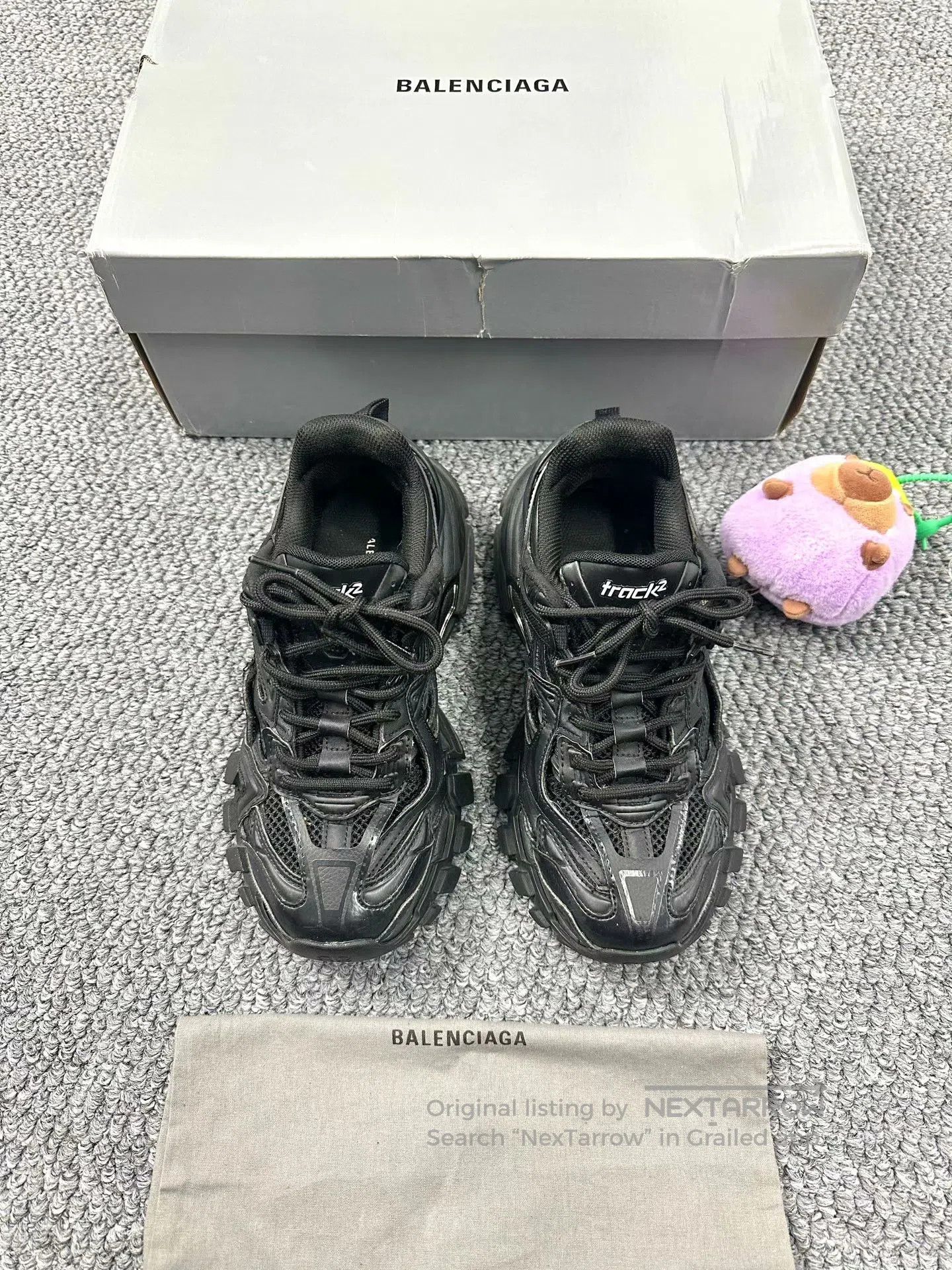 Balenciaga Balenciaga Black Dad Shoes| Size US 5.5 / IT 35.5 - 2 Thumbnail