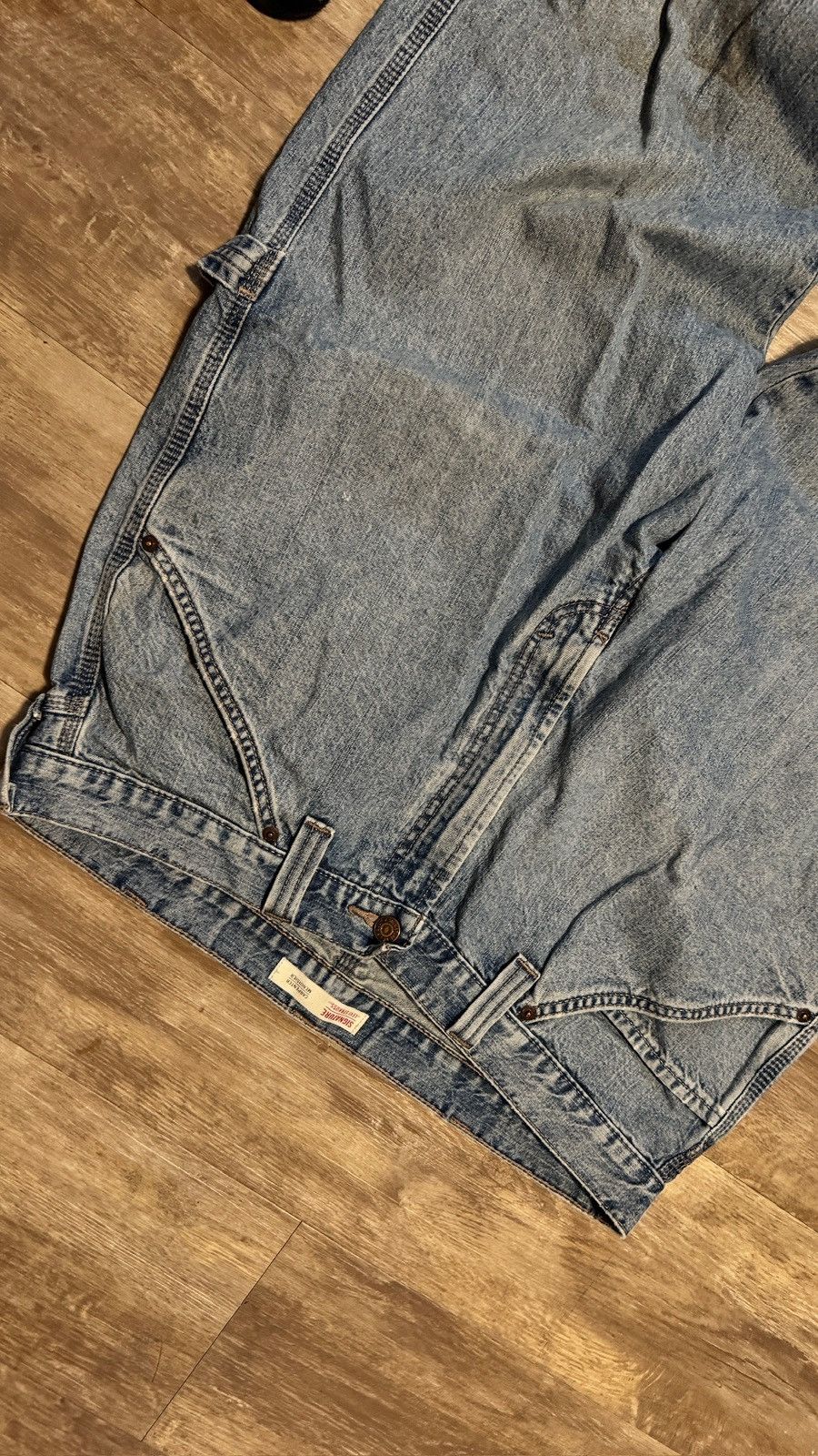 Levi's × Vintage Levi Baggy Distressed Carpenter Denim Size US 38 / EU 54 - 6 Thumbnail