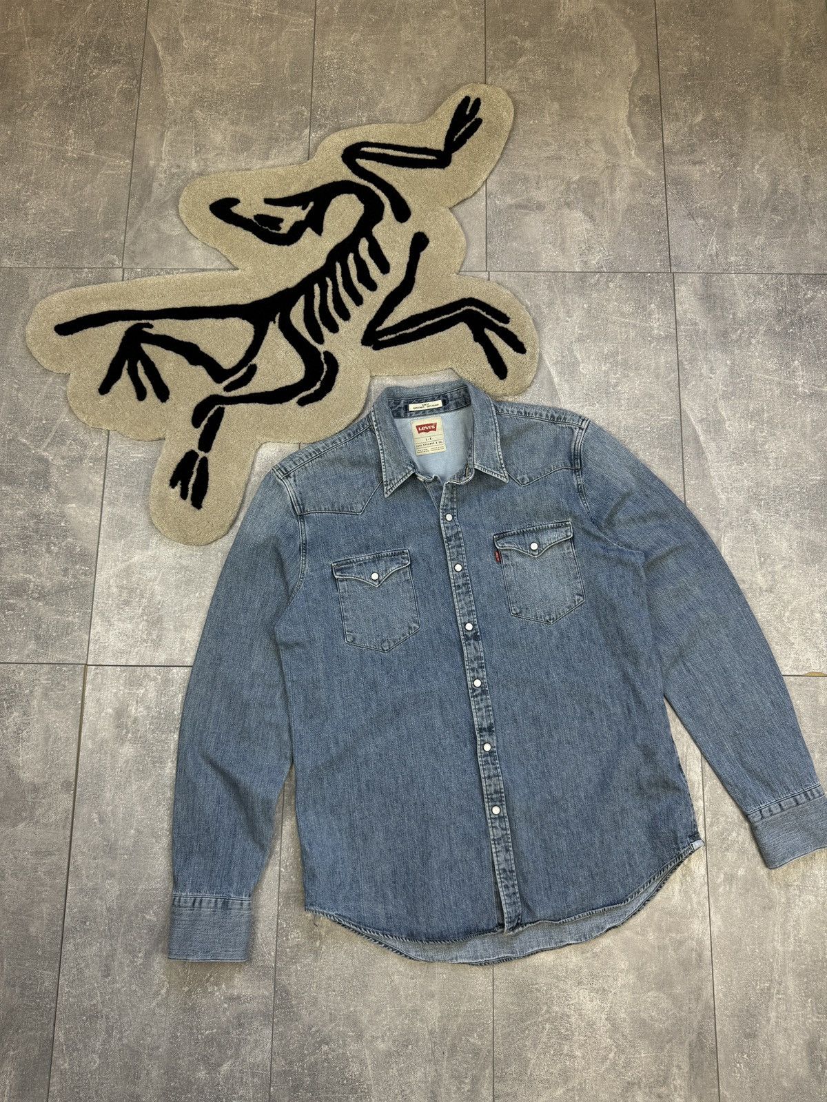 Levi's × Levi's Vintage Clothing × Vintage Mens Vintage Levis Shirts button up denim size L Size US L / EU 52-54 / 3 - 1 Thumbnail