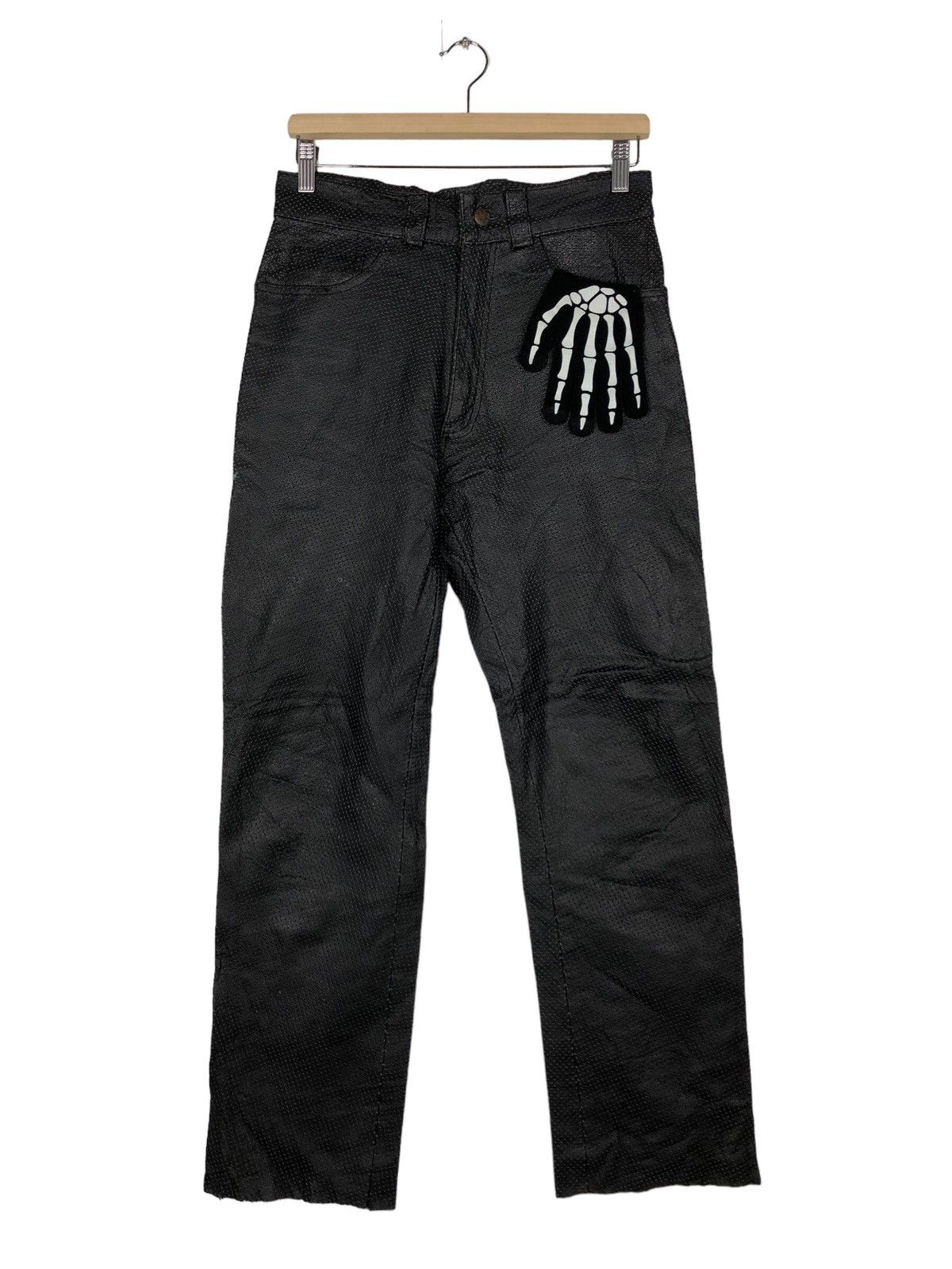 Japanese Brand 🔥Soft Leather Pants Racing Motorcross Wear Japan Size US 30 / EU 46 - 1 Thumbnail