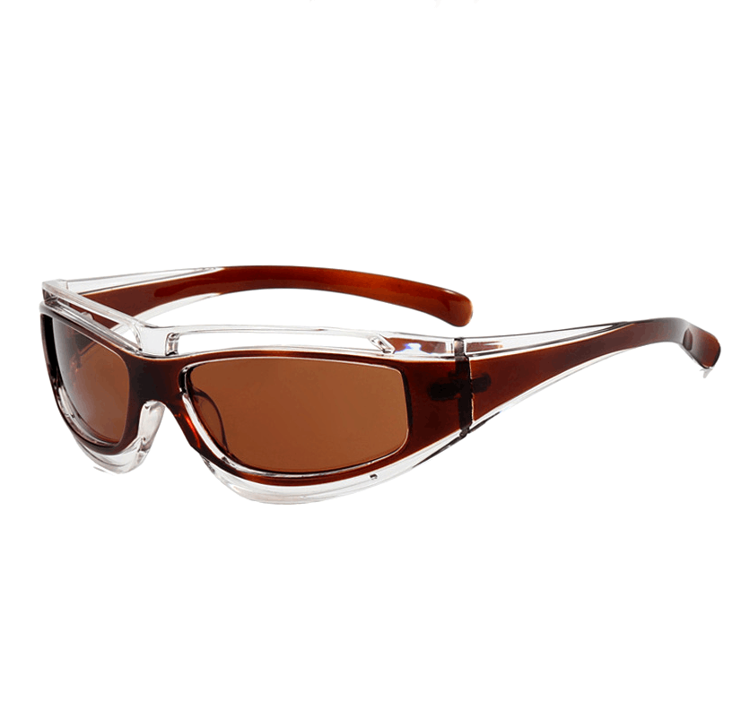 Vintage Punk Cat-Eye Aviation Streamline Sunglasses Cyber Rave Size ONE SIZE - 1 Thumbnail