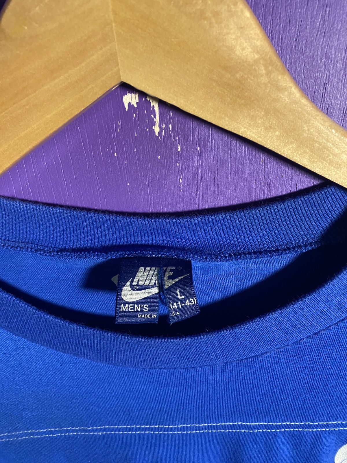Nike Vintage early 80s Nike mesh back long-sleeve Size US L / EU 52-54 / 3 - 4 Thumbnail