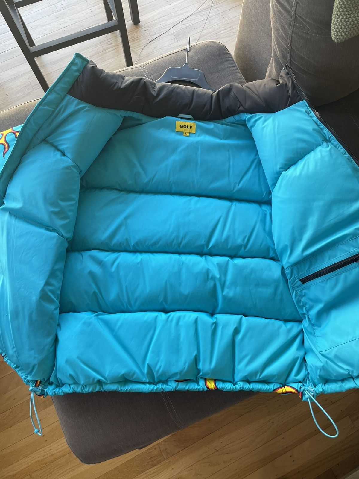 Golf Wang Golf Wang Flame Puffy Jacket (10 yr anniversary) Size US L / EU 52-54 / 3 - 3 Thumbnail