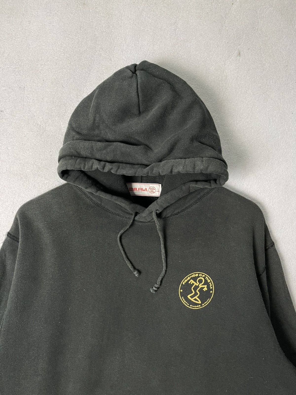 Vintage D.A.HUI Back Graphic Pullover Hoodie Size Large