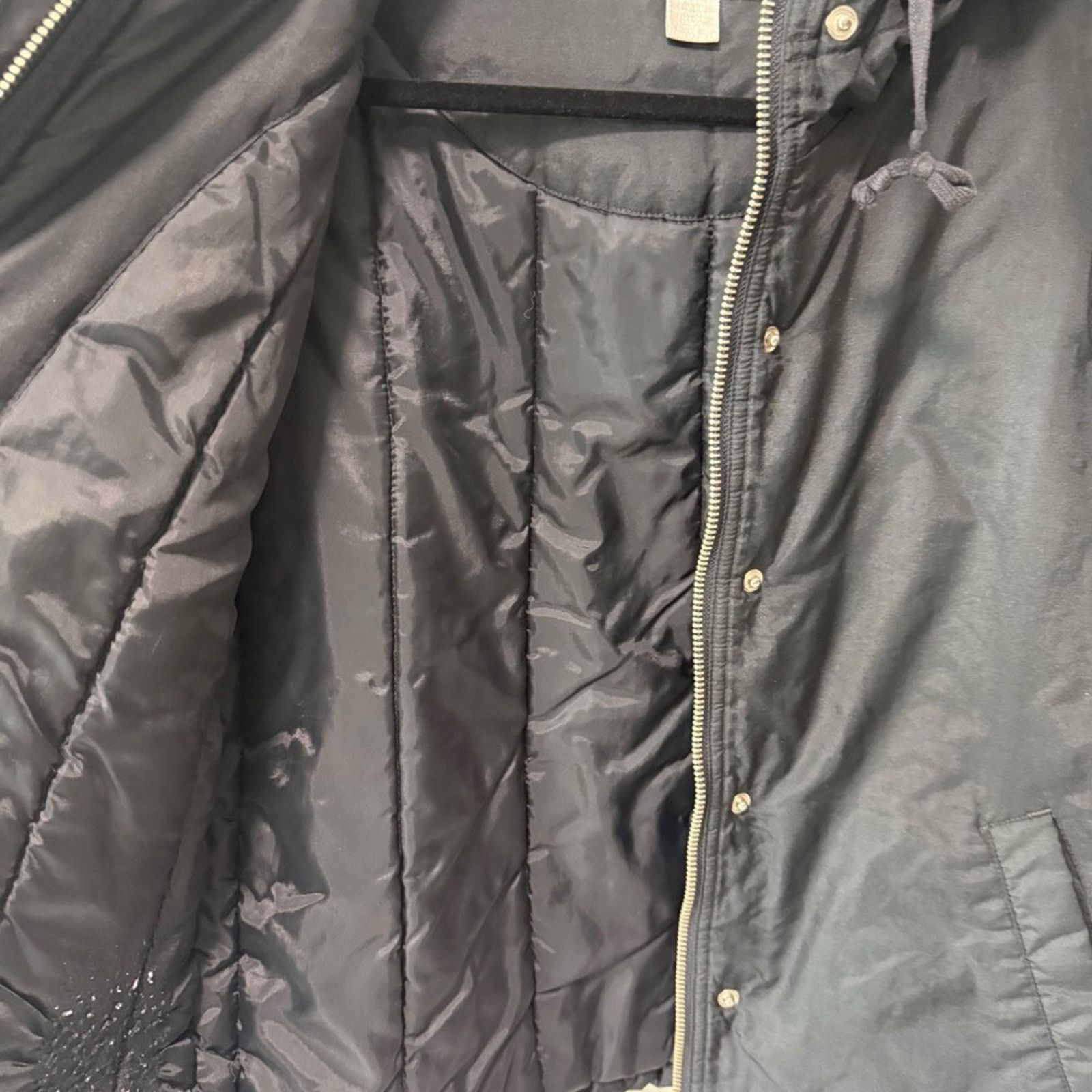 J.Crew J.Crew Puffer Jacket with Hood and Insulation Black Size S Size S / US 4 / IT 40 - 5 Thumbnail