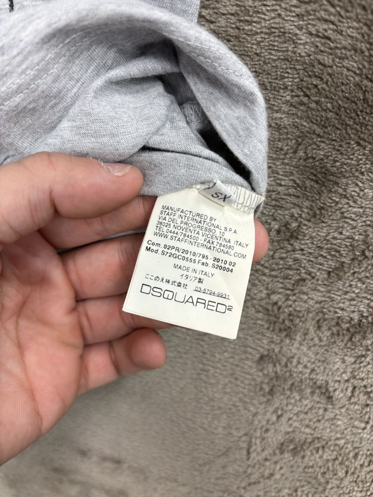 Dsquared2 Dsquared2 vintage tee grey women Size XS Size XS / US 0-2 / IT 36-38 - 4 Thumbnail