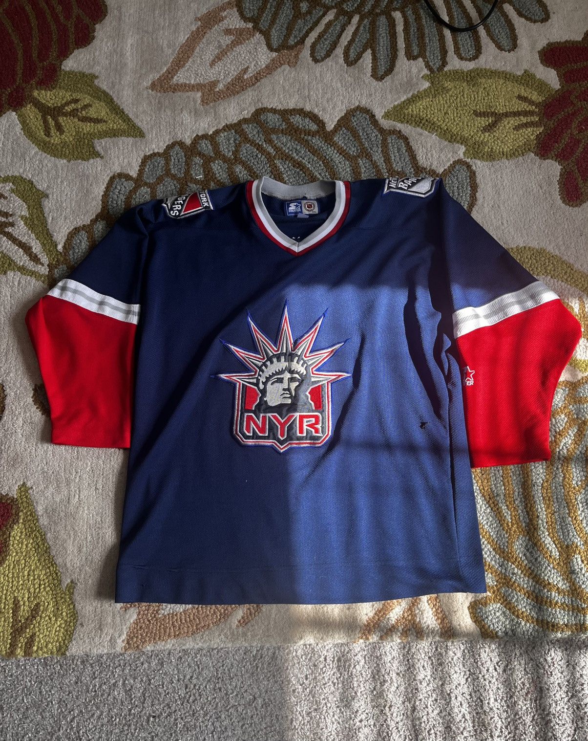 Starter × Vintage New York Rangers “Martinez” Jersey Size US XL / EU 56 / 4 - 1 Thumbnail