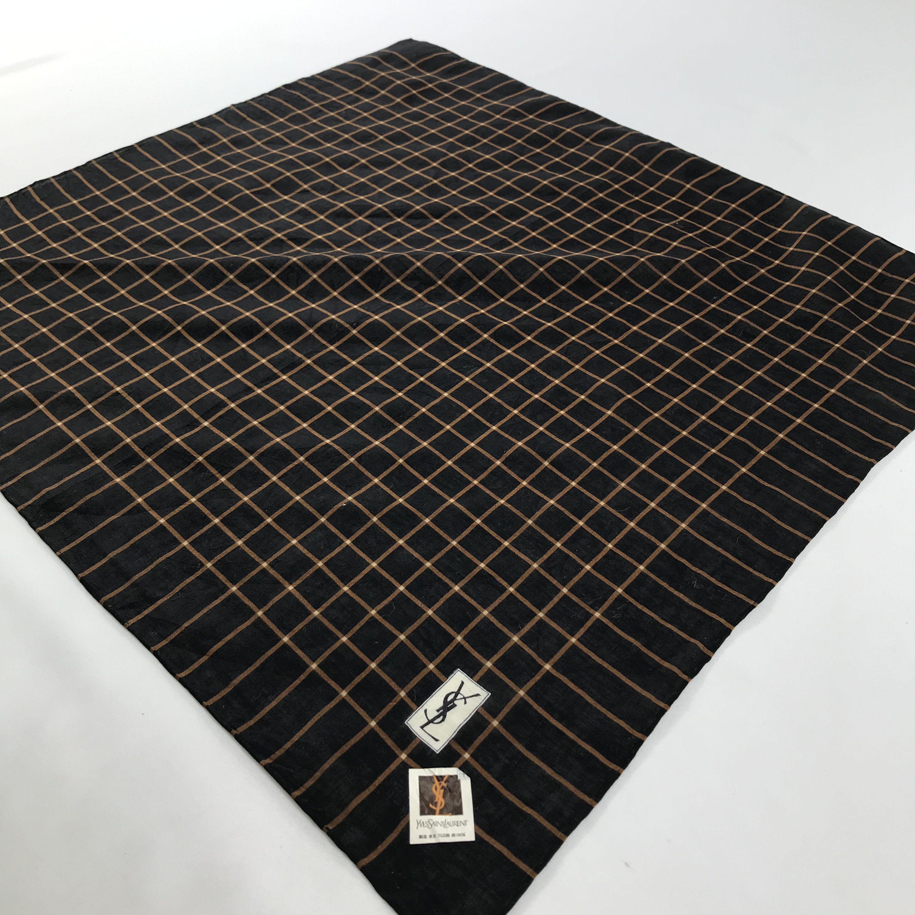 Vintage × Yves Saint Laurent Yves Saint Laurent Bandana / Handkerchief/Neckerchief -S1345 Size ONE SIZE - 2 Thumbnail