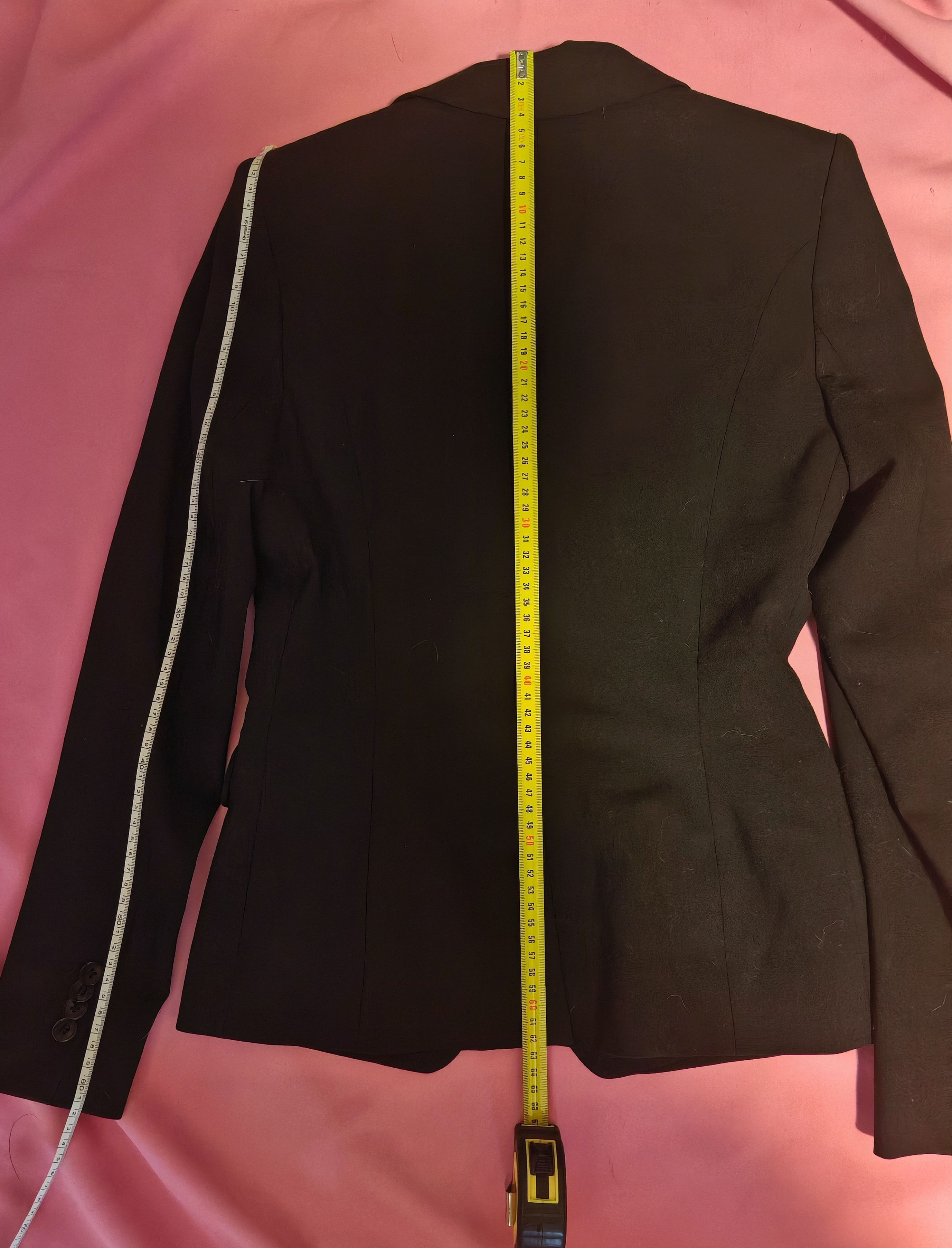 DRYKORN DRYKORN Tailored Virgin Wool Black Blazer Jacket Corpcore XS Size XS / US 0-2 / IT 36-38 - 11 Thumbnail