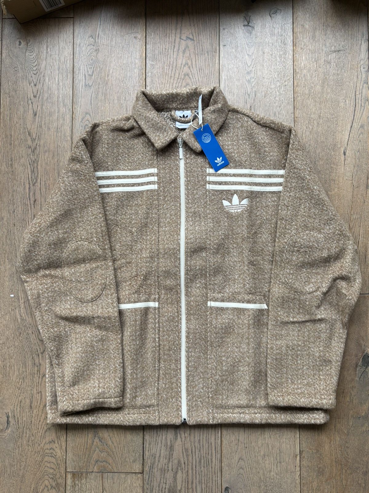 Adidas Adidas 70's Tweed Track Top Jacket Medium brand new Size US M / EU 48-50 / 2 - 1 Thumbnail