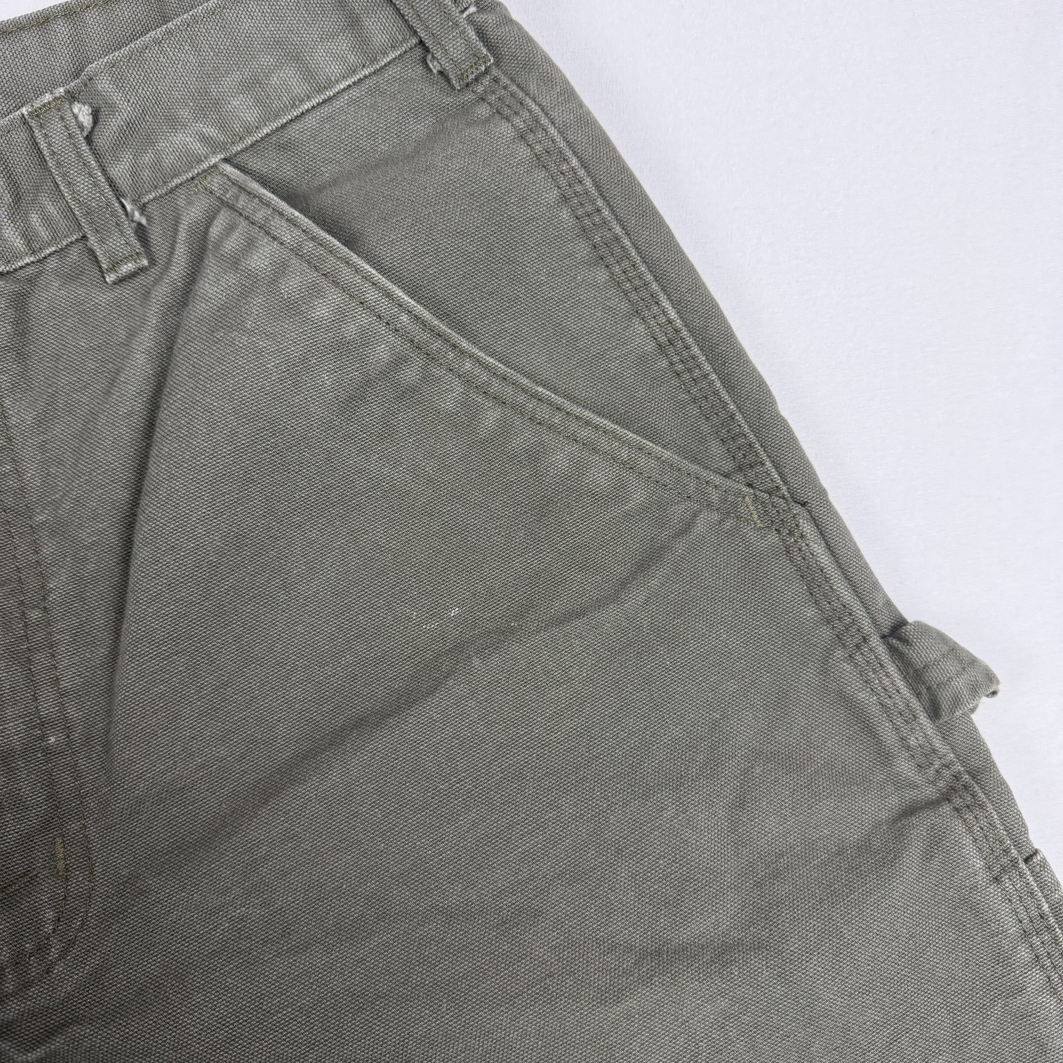 Carhartt Carhartt B11-MOS Carpenter Work Pants Olive 32x32 Size US 32 / EU 48 - 4 Thumbnail