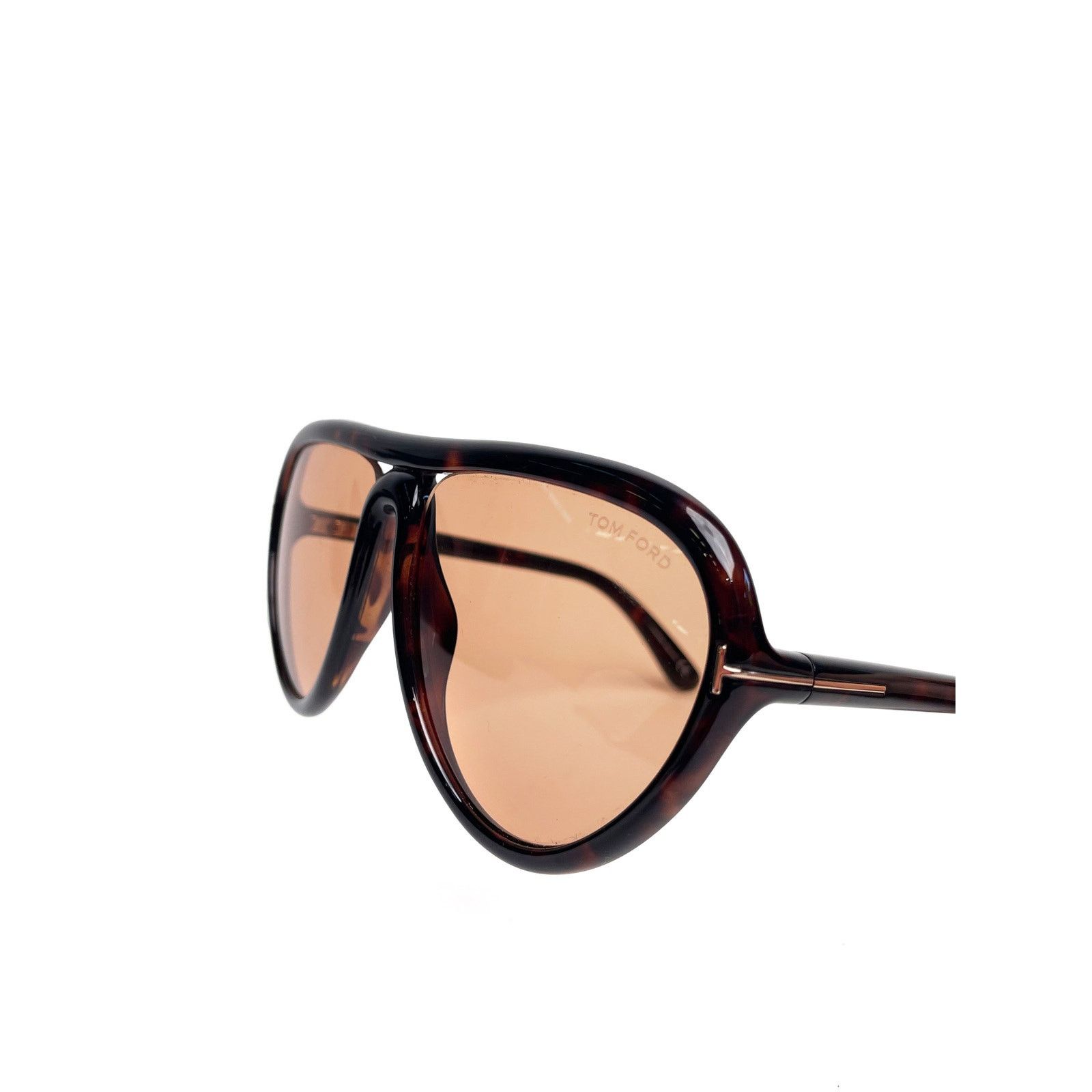 Tom Ford Tortoiseshell Oversize Brown Lens Sunnies Size ONE SIZE - 7 Thumbnail