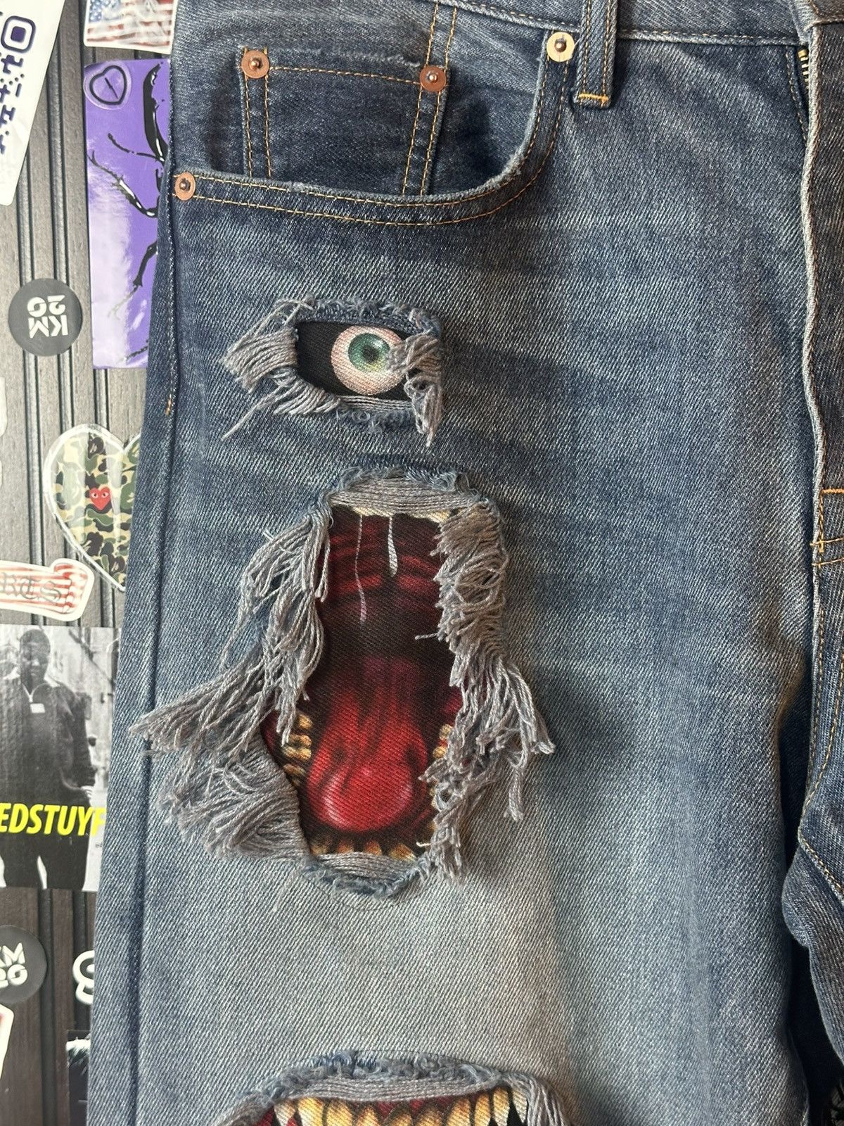 Doublet DOUBLET “Monster” Japan Denim Jeans Size US 32 / EU 48 - 9 Thumbnail