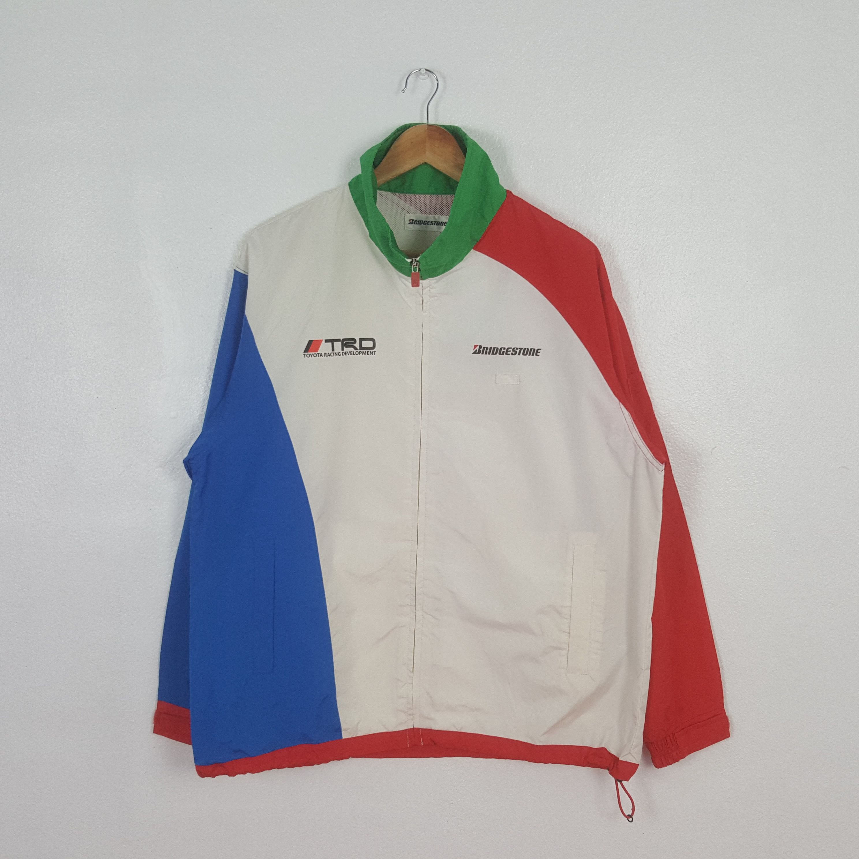 Japanese Brand Vintage Bridgestone Toyota Racing TRD Custom Jacket C308N18 Size US L / EU 52-54 / 3 - 3 Thumbnail