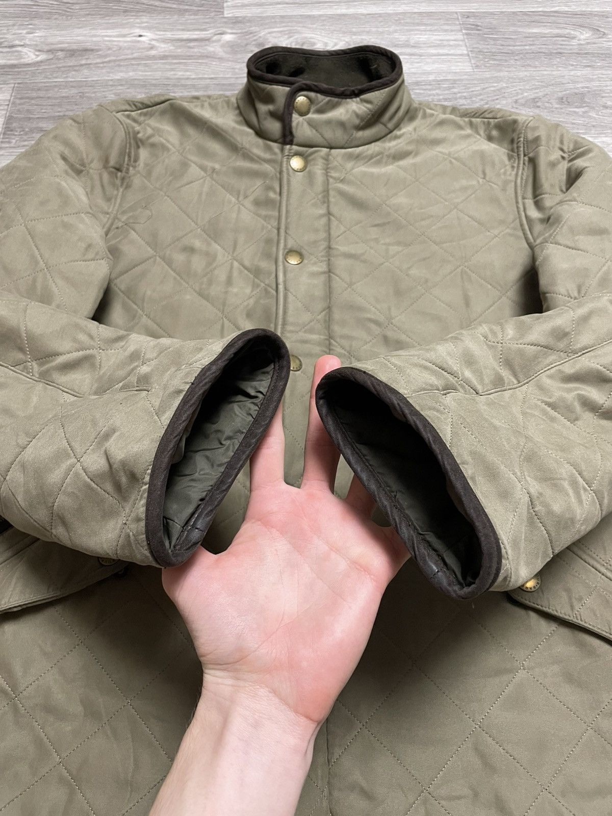 Barbour Vintage Barbour Bowden Fleece Lined Quilted Jacket Size US L / EU 52-54 / 3 - 14 Thumbnail