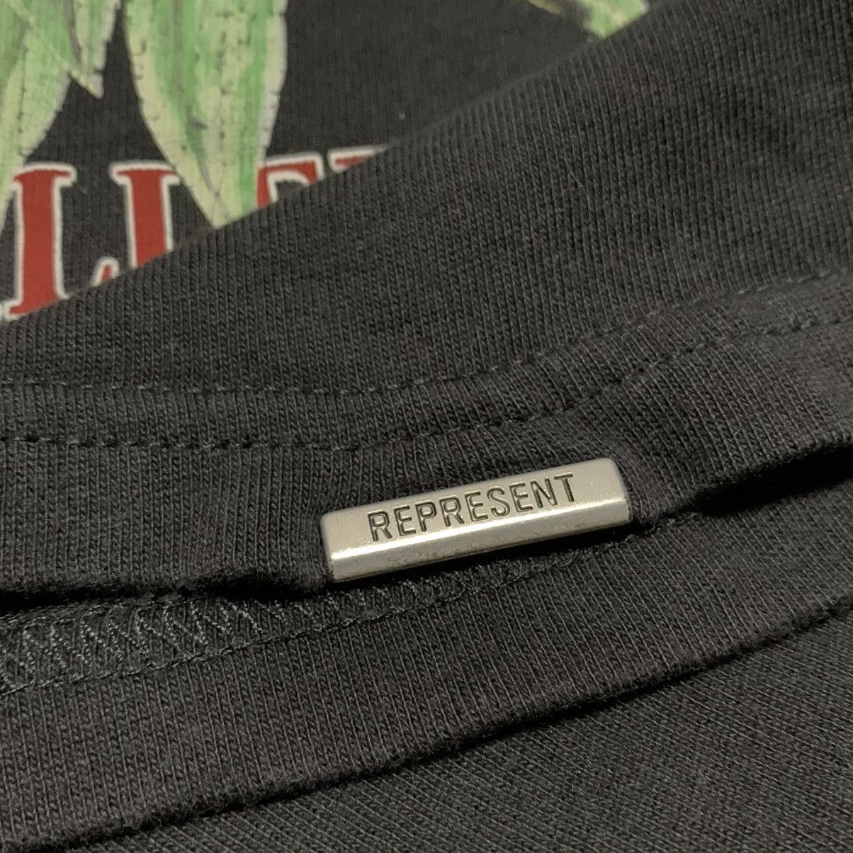 Represent Clo. Represent Large Double Distilled Jet Black Tee Size US L / EU 52-54 / 3 - 5 Thumbnail