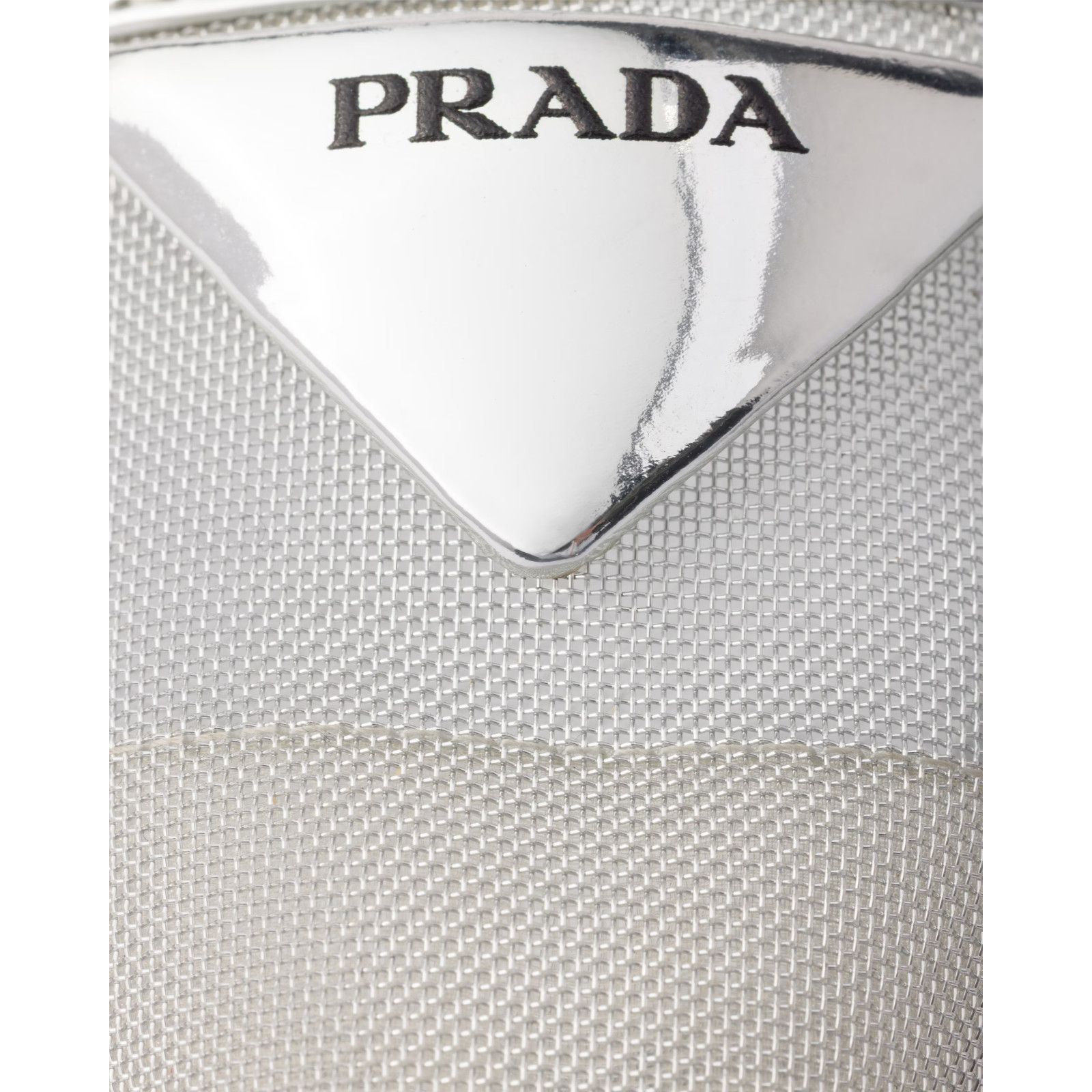 Prada PRADA $1200 Silver Mesh Slingback 70mm Pumps New And Authent Size US 9 / IT 39 - 5 Thumbnail