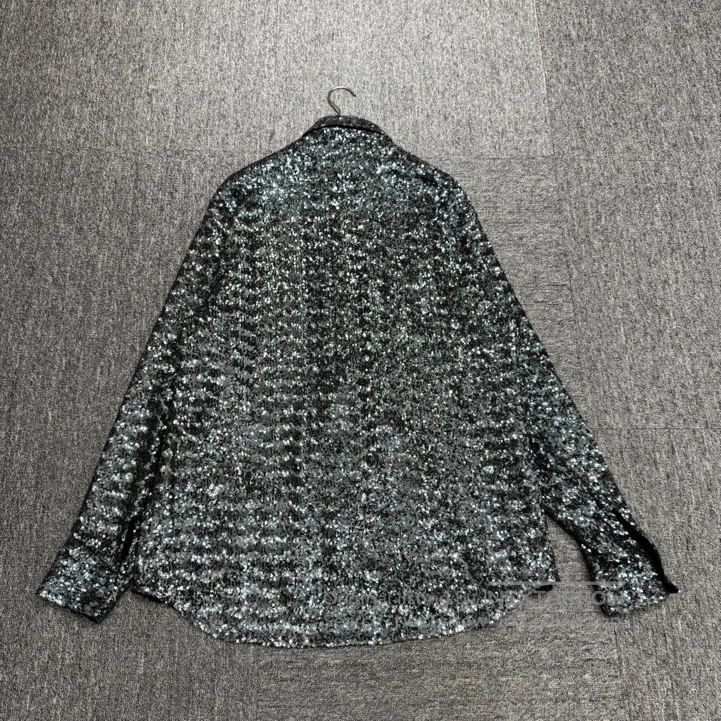 Dior Sequin Embellished Long Sleeve Button-Up Shirt. Size US M / EU 48-50 / 2 - 5 Thumbnail