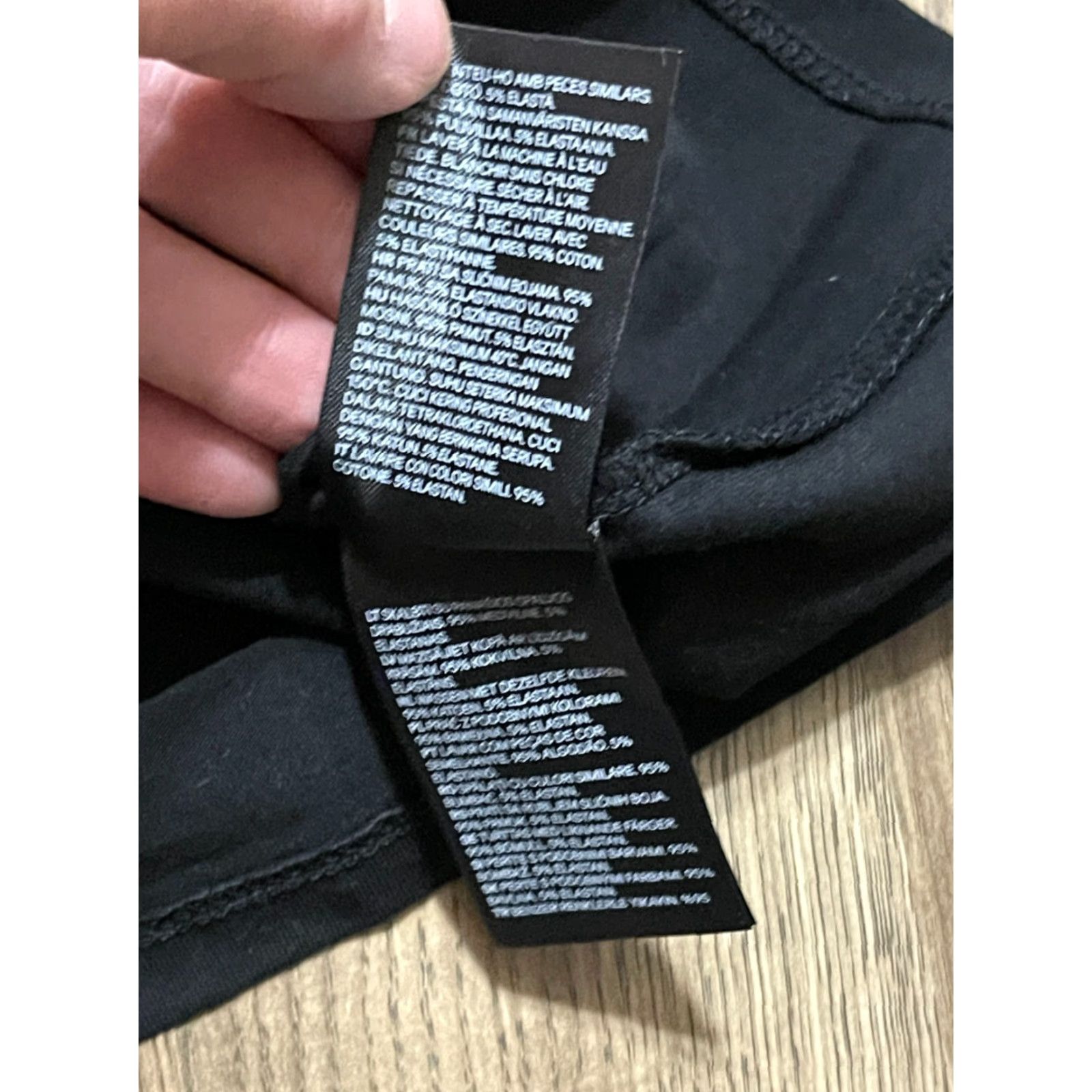 H&M H&M Shirt Women Mid Black Short Sleeve Crew Neck T-Shirt Casual Modern Basic Regular Size M / US 6-8 / IT 42-44 - 7 Thumbnail
