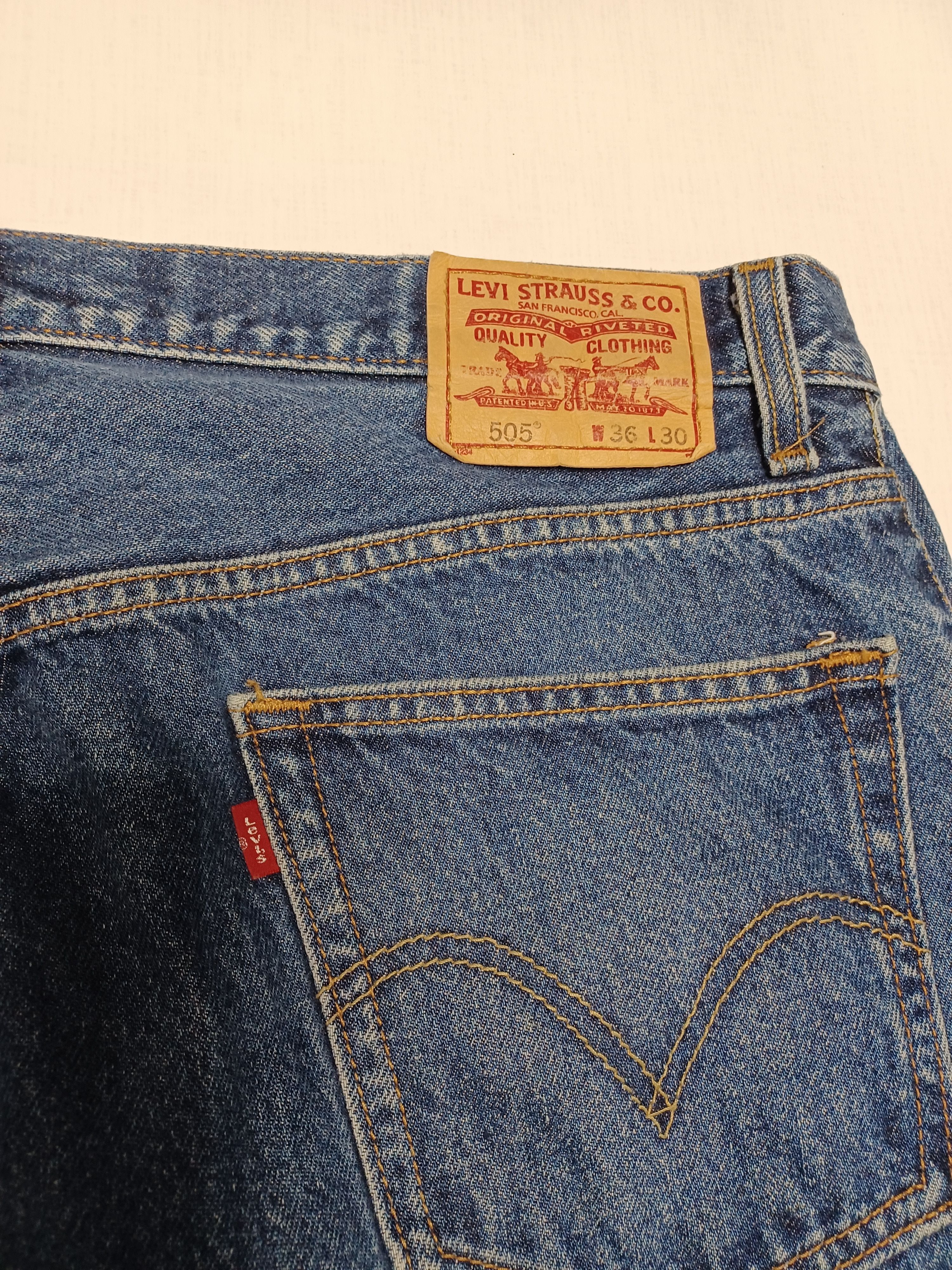 Levi's Vintage Clothing LEVIS 505 VINTAGE MADE IN LESOTHO REGULAR JEANS W36 L30 Size US 36 / EU 52 - 4 Thumbnail
