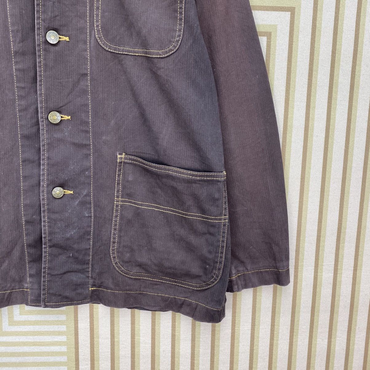 Le Laboureur 🫶Vintage Faded Liebchen Worker Jacket -French Style Jacket Size US M / EU 48-50 / 2 - 6 Thumbnail